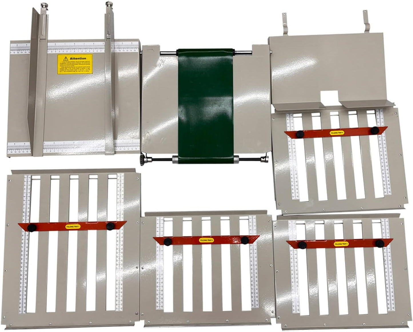 Document Folder Automatic Paper Folding Machine with Four Folding Tray Digital Display Adjustable Speed for Folding Files Business Letters Product Manuals Instructions