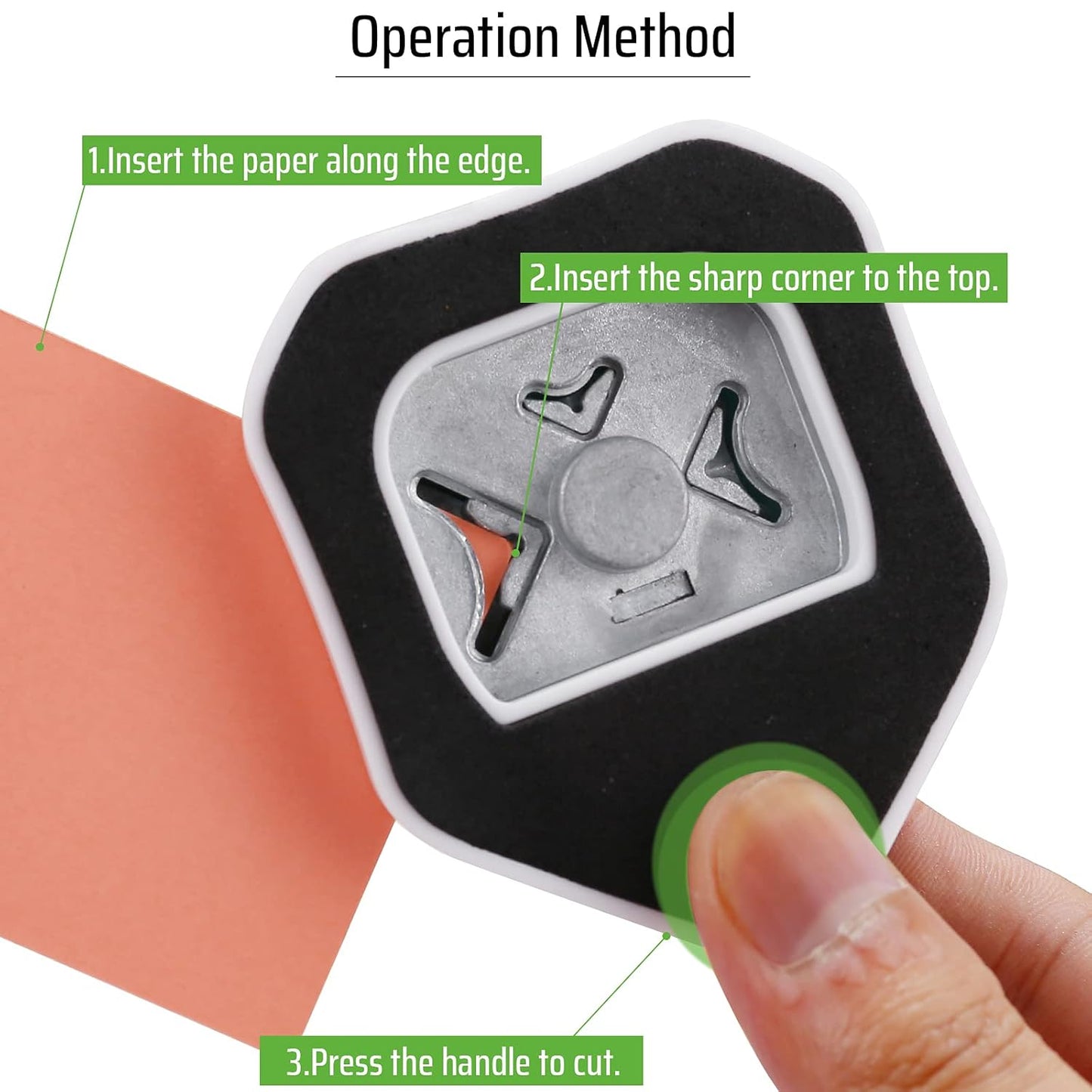 MyArTool 3 Way Corner Rounder Punch, 4mm, 7mm, 10mm 3 in 1 Corner Cutter for Paper Crafts, DIY Projects, Laminate, Photo Corner, Card Making and Scrapbooking