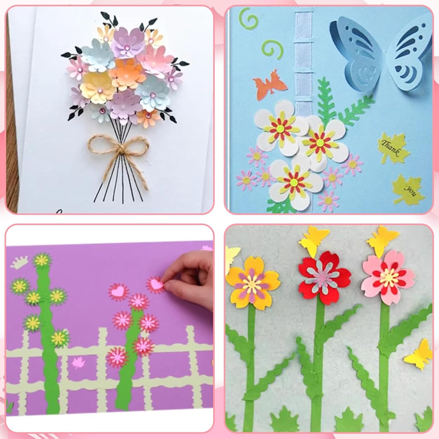 Paper Punches, Punch Craft Set Punches, Hole Punch Shapes Scrapbooking Supplies for Kindergarten Teacher Office Supplies and DIY Arts (Cute 2pcs + Mini 15pcs)