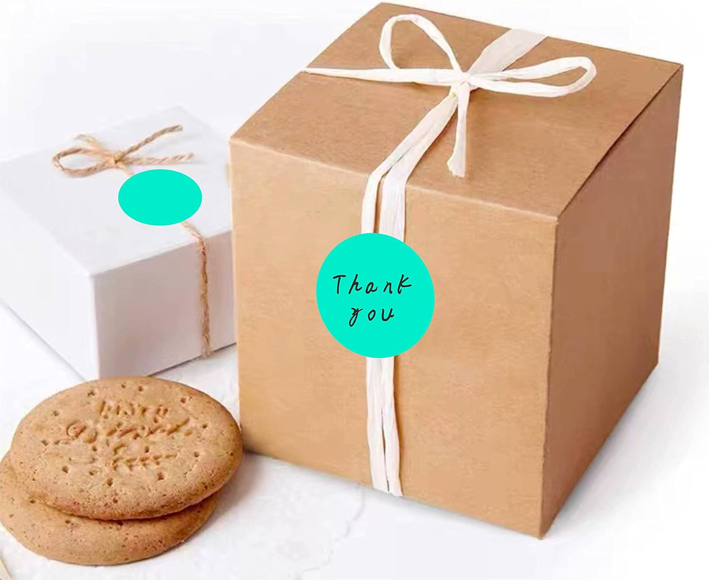 PARLAIM 2" Round Color Code Stickers, 500pcs Aqua Color Coding Circle Dot Labels in Dispenser Box for Warehouse School Organization