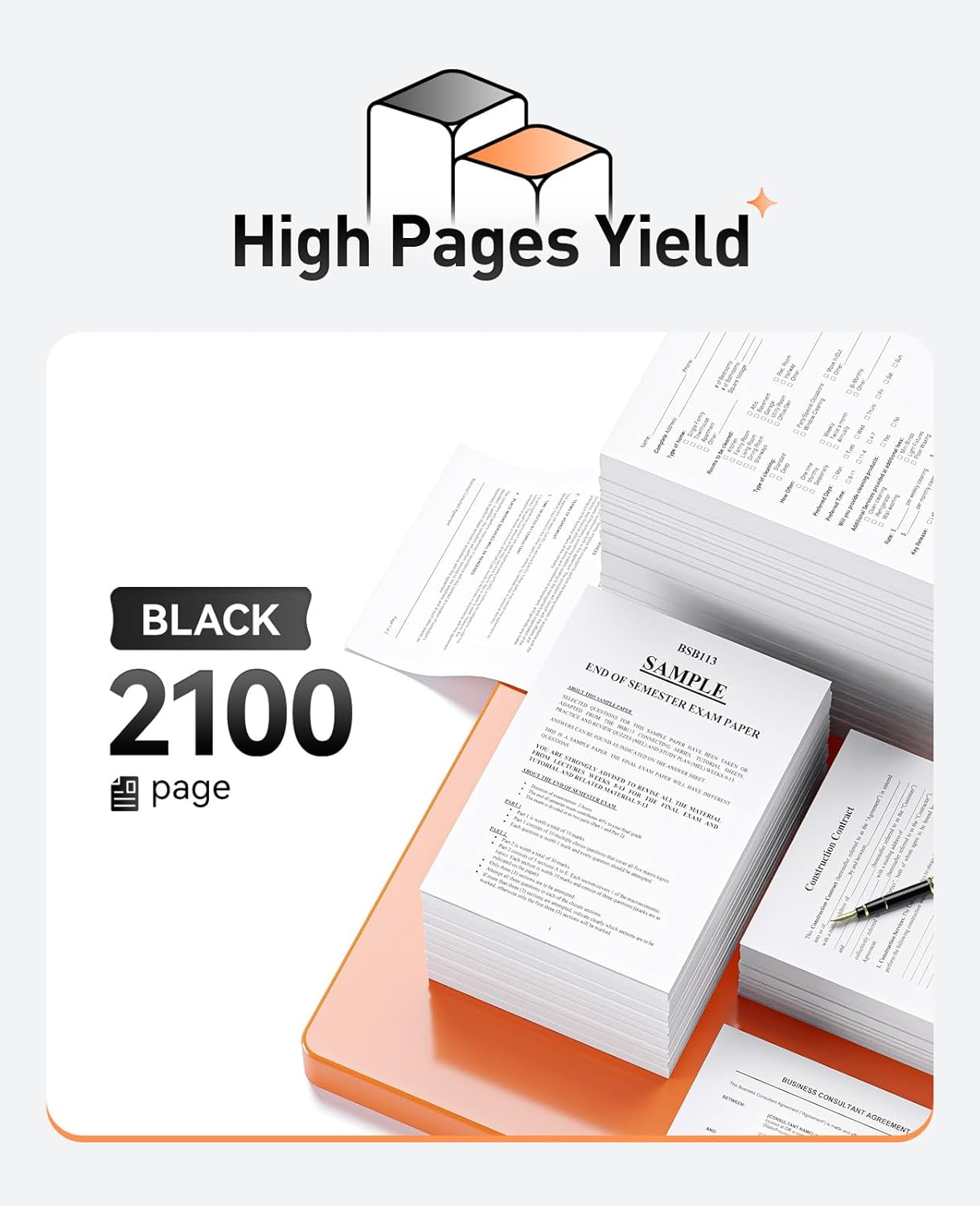 78A Black Toner Cartridge 2-Pack High Yield with Chip Replacement for HP 78A CE278D CE278A Toner Cartridges Compatible with HP Laserjet Pro MFP M1536dnf P1606dn P1560 P1566 P1606 M1536 Series Printer