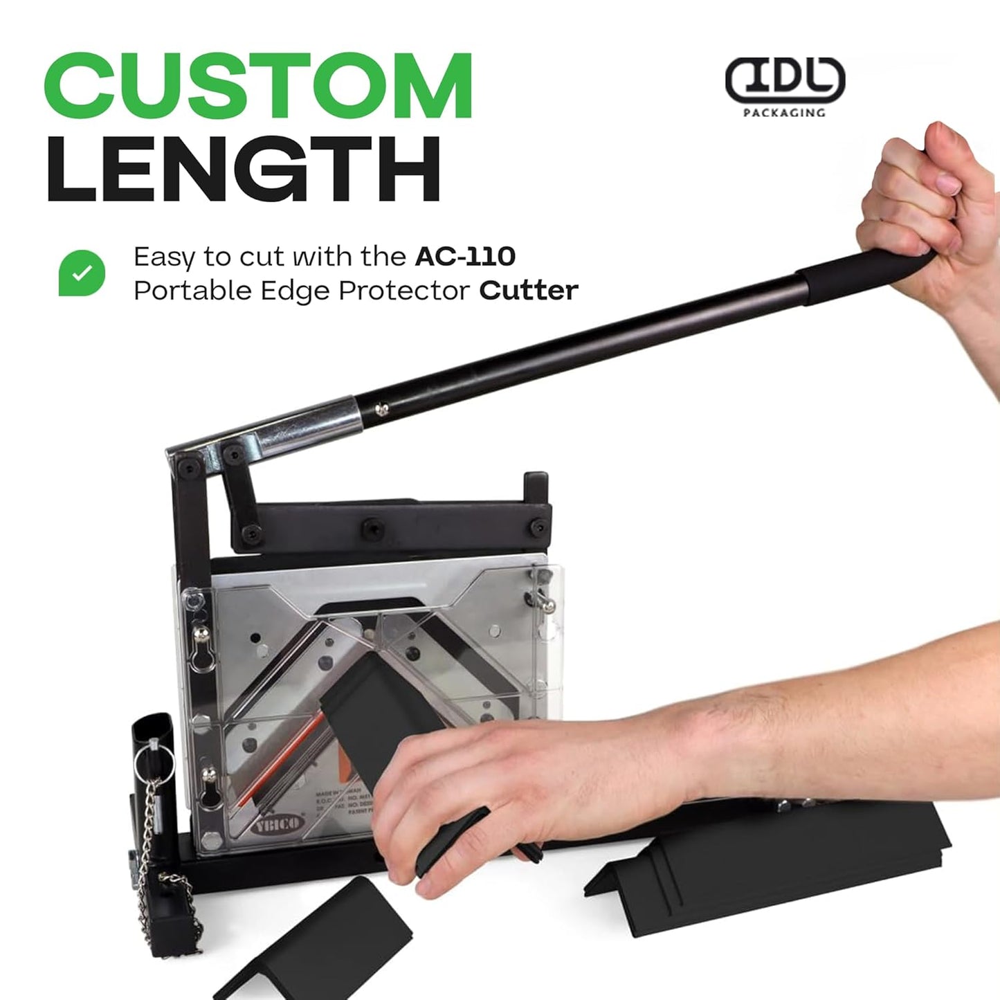 IDL Packaging Cardboard Edge Protectors 2" x 2" x 36", Full Pallet of 2800 pc, White - V-Board Reinforced Corner Protectors - Regular-Duty Cardboard Corners for Shipping