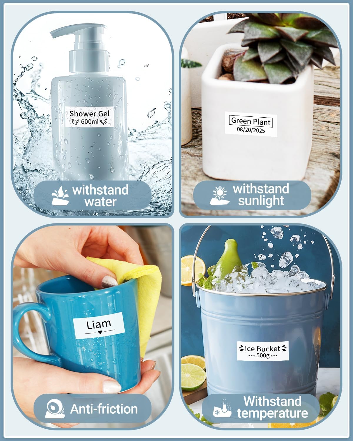 Markdomain Compatible TZe-251 TZe TZ 24mm 0.94 Black on White Label Tape Replacement for Brother PTD600 PTD600VP PTP700 PTP710BT PTP750W P Touch 24mm.94 White TZE251 TZ-251 Label Refills, 6-Pack