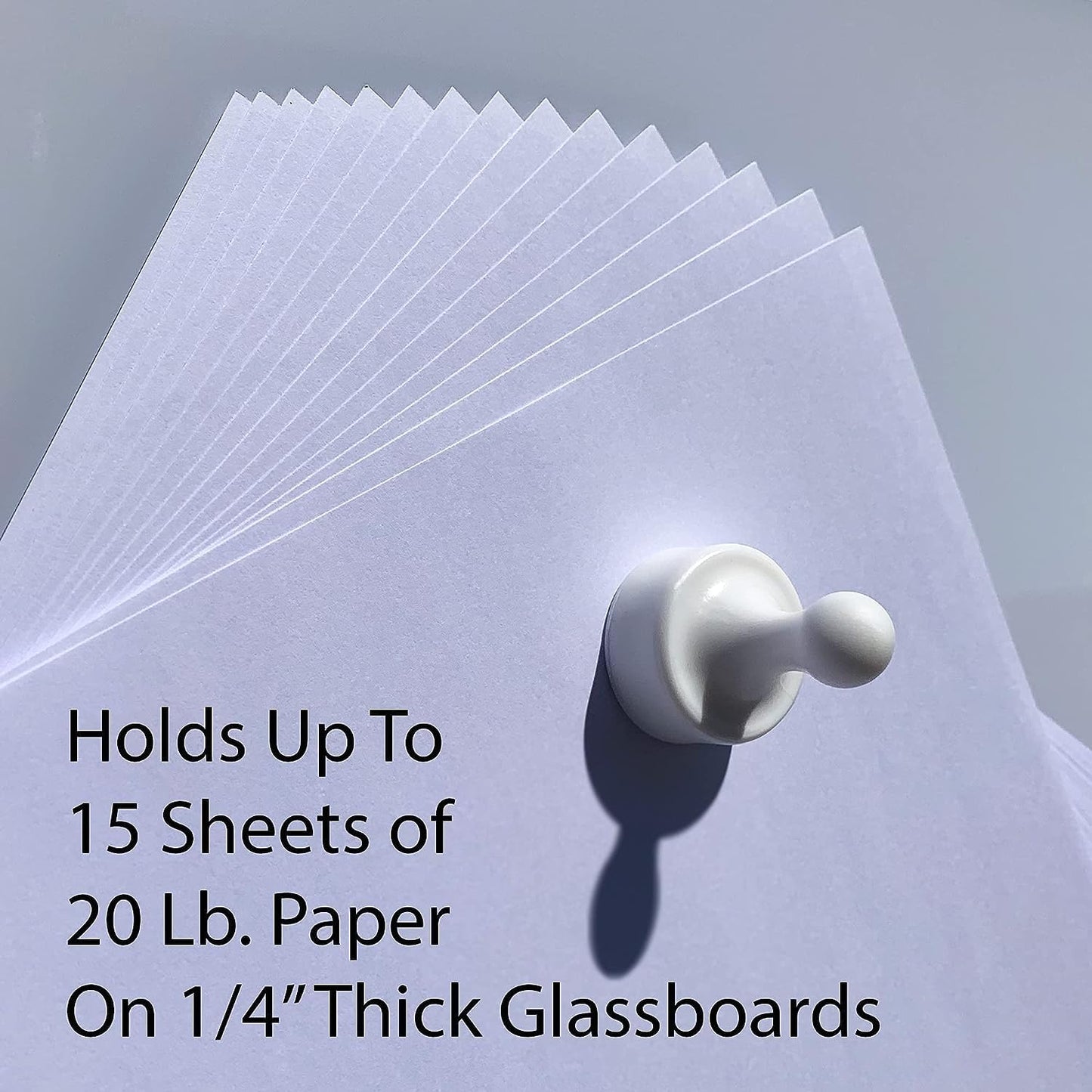 GLASSBOARD STUDIO Powerful Neodymium Magnets, Pawn-Shaped - Strong Fridge/Refrigerator and Whiteboard Magnet, Ideal for Office, Kitchen, Crafts - Rare Earth, Heavy Duty (8, Citrus Green)