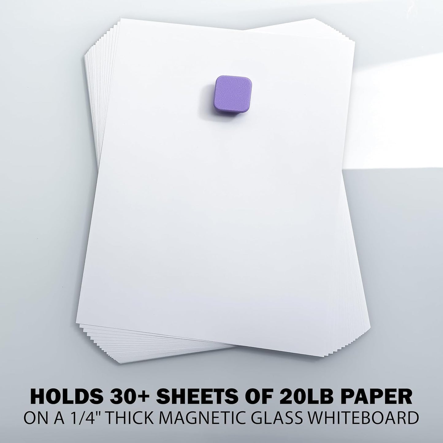 Glassboard Studio MiniBar Magnet - Strong Neodymium Rare Earth Magnets for Fridge, Whiteboard, Locker & Magnetic Glassboards - Crafting & Office Use - Strong Fridge Magnets (Sunshine Yellow, 2)