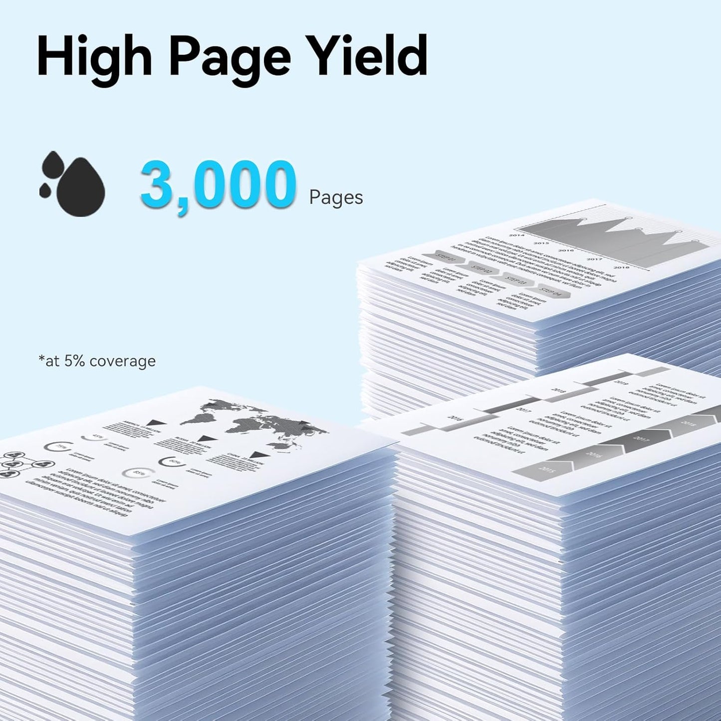 LEMERO UEXPECT Compatible for TN830XL Toner for Brother Printer Replacement for TN830XL TN 830XL TN-830XL Toner use with HL-L2460DW DCP-L2640DW HL-L2405W MFC-L2820DW HL-L2400D HL-L2480DW(Black,2 Pack)