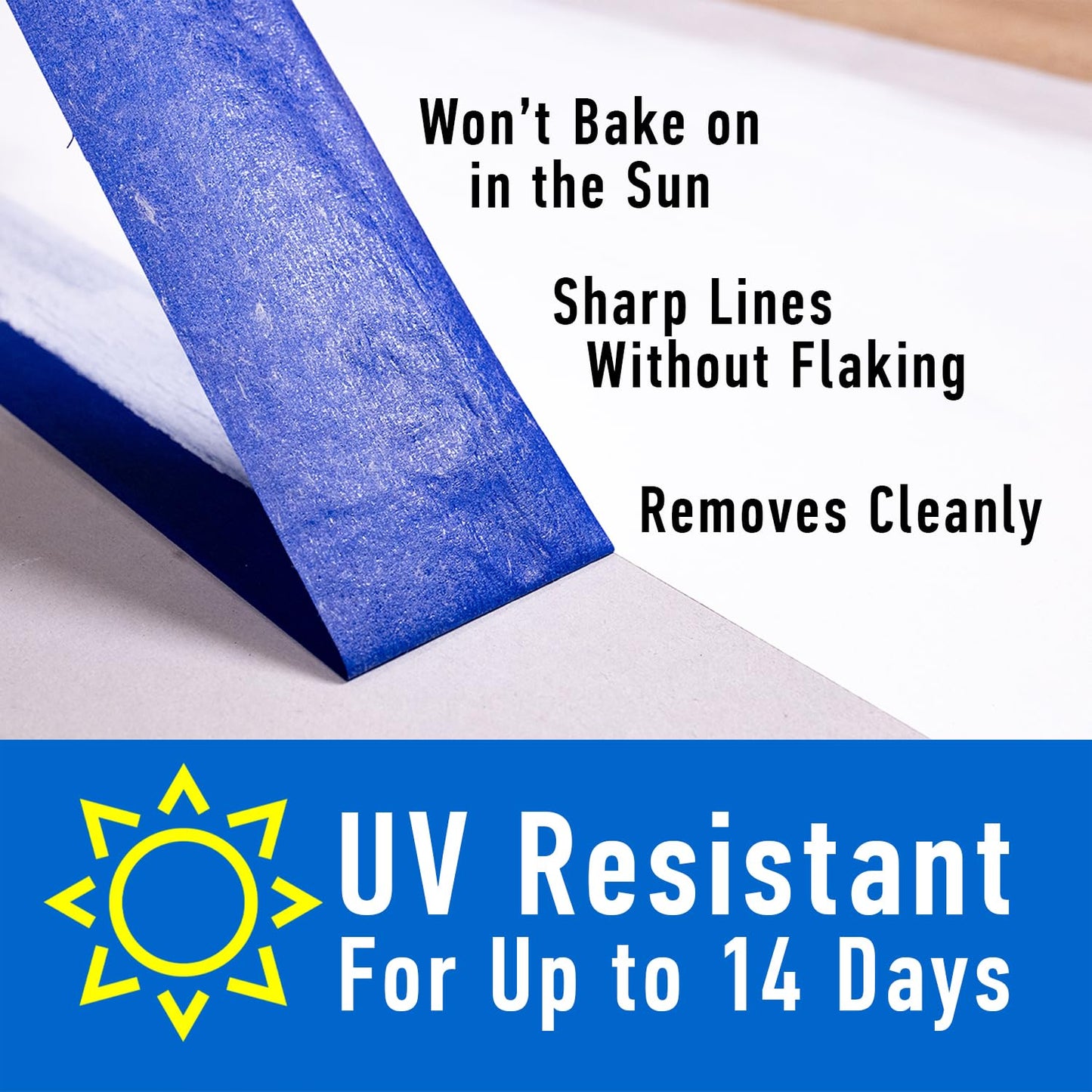 ABRO 6-Pack Blue Painters Tape: 18mm x 55M All Purpose Blue Tape, Temporary Labeling, Easy Tear, Clean Removal, Masking Tape Colored, DIY or Professional Use