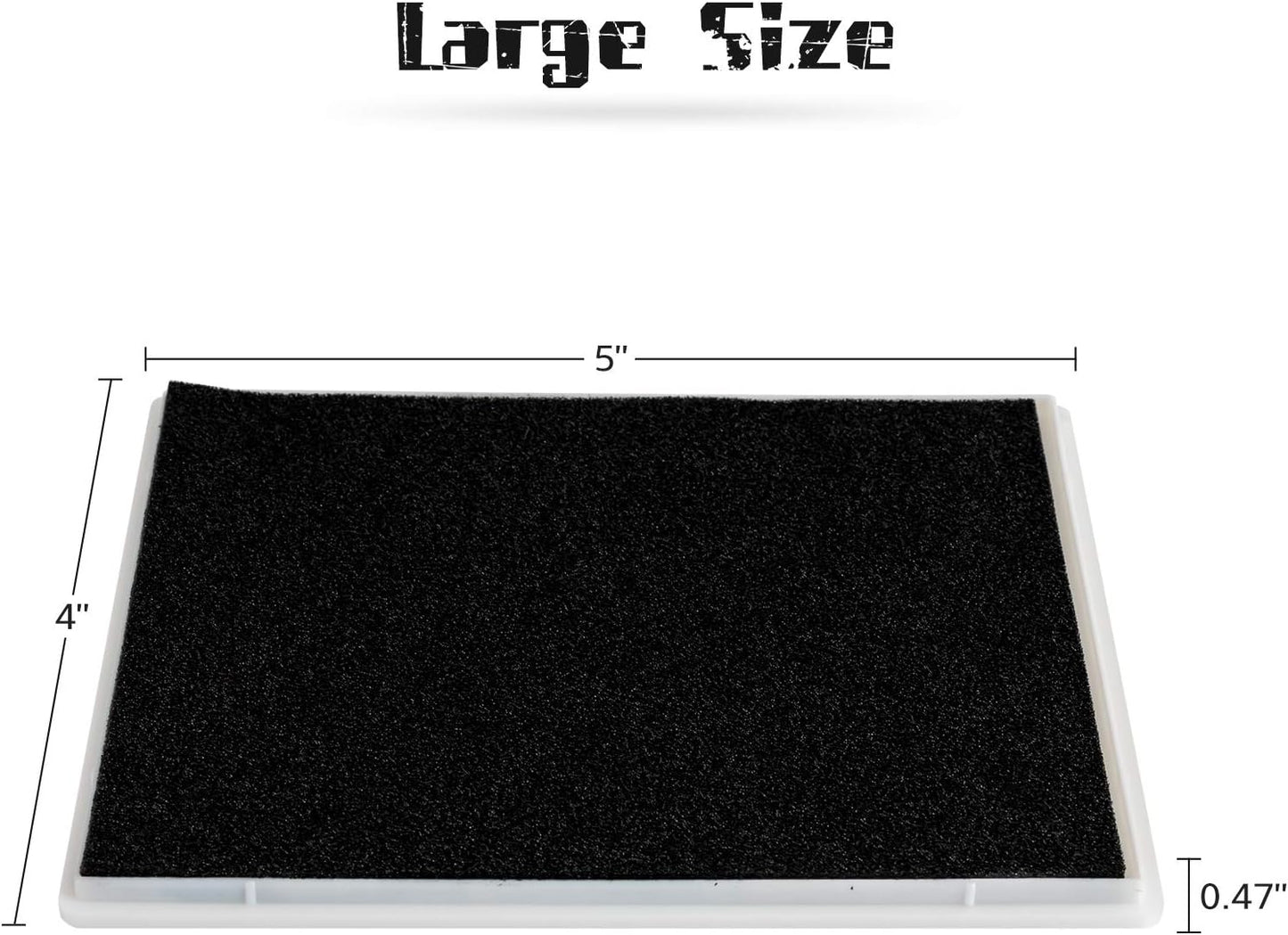 Stamp Pad, 5x4'' Ink Pad, Black