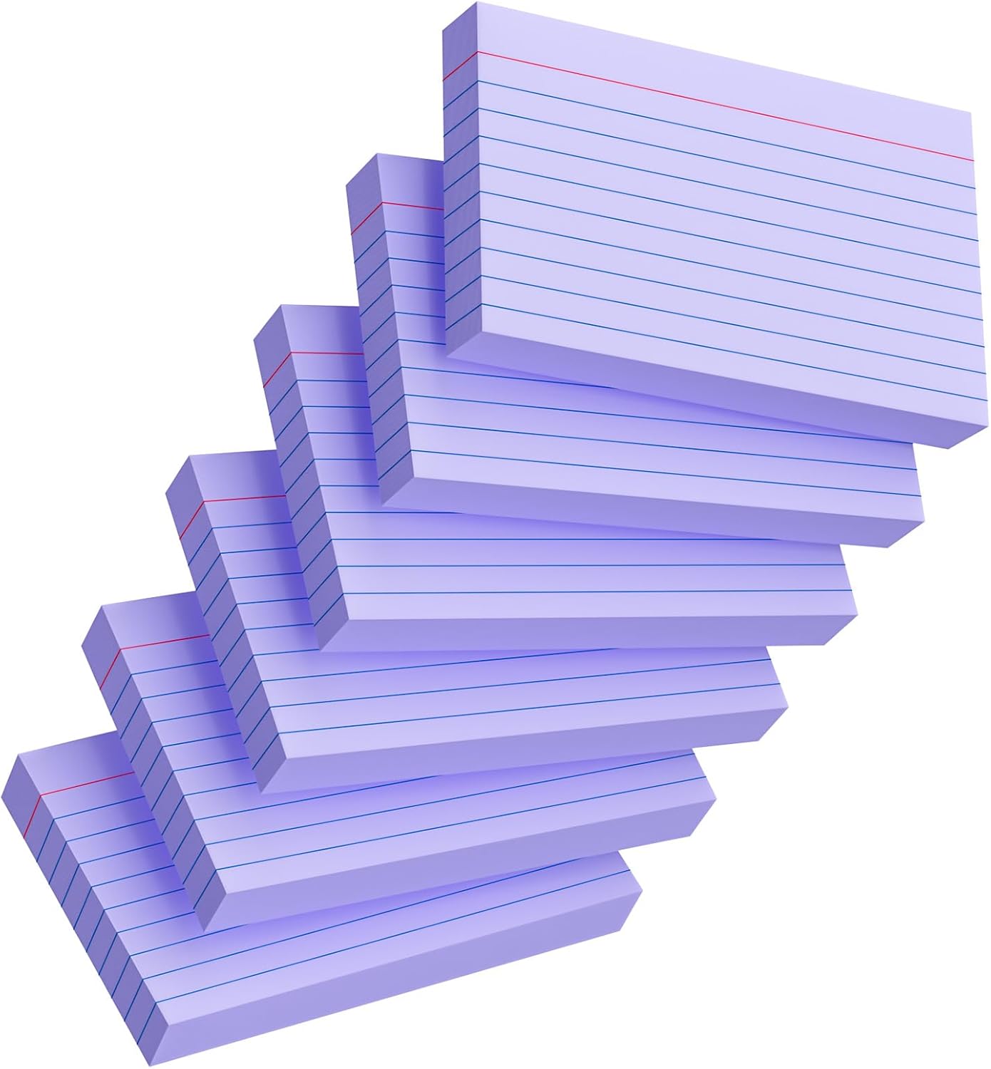 Index Cards 3x5 Inch, 300sheets, Flash Cards,Ruled Lined Purple Note Cards Paper For Studying, Schools Supplies, College, Office And Home Organization, Note Taking Supplies