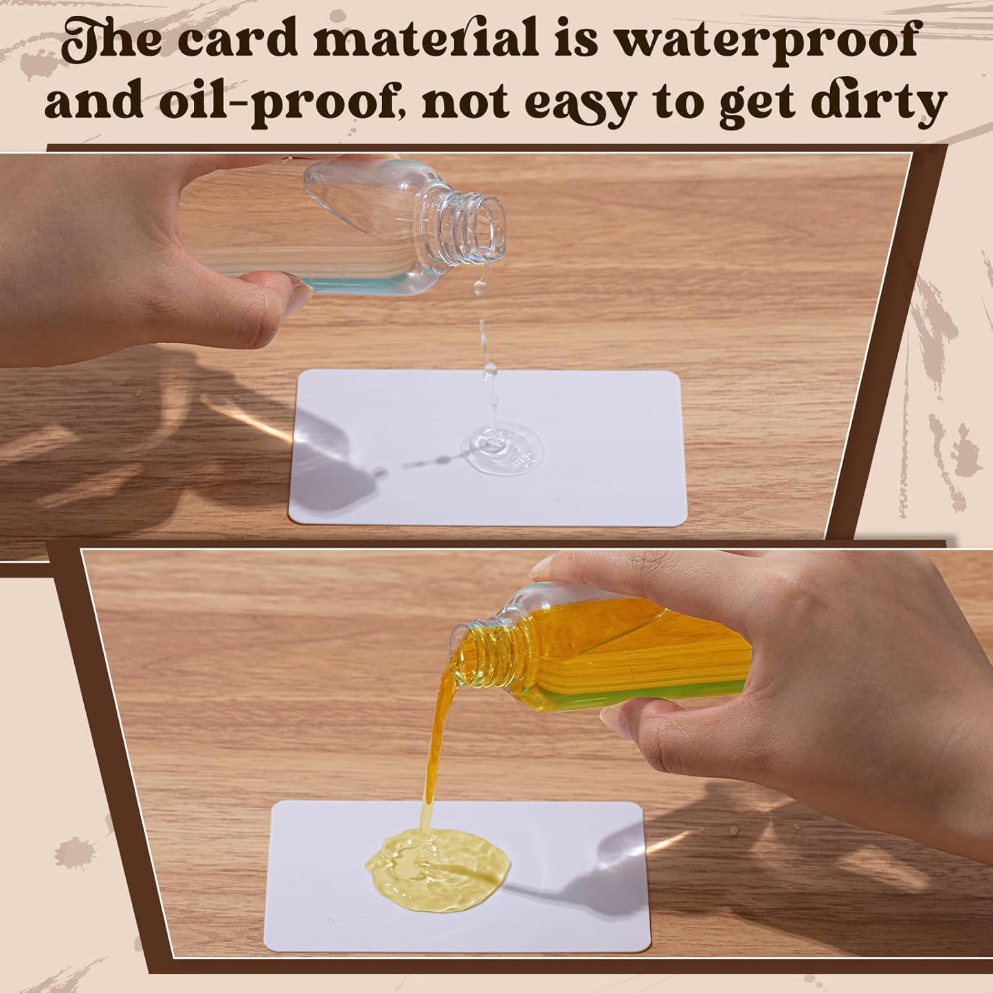 Zomiboo 200 Pieces Tall Trading Card Dividers, Plastic Trading Card Page Dividers for Games Sports Baseball, 2.7 x 4.2 Inch