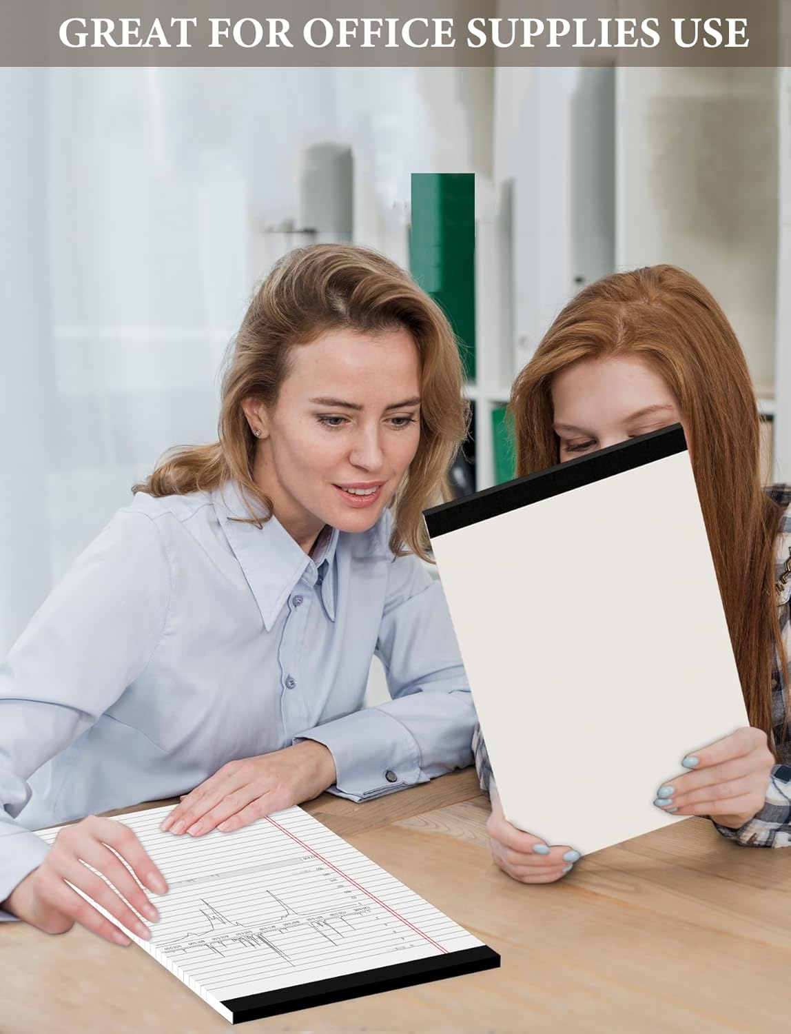 Legal Pads 8.5 x 14 White Wide Ruled, 2 Pack Legal Note Pads 8.5 x 14 Notepad, Lined Paper Pads 8.5 x 14, Lined Tablets Writing Pads, Lined Writing Note Pad, White 70 GSM Pads Of Paper, 30 Sheets/Pad