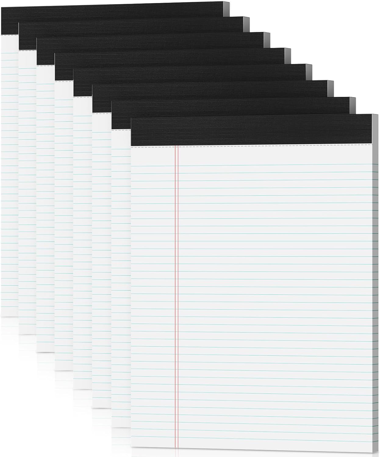 Note Pads 8.5 x 11 Legal Pads 8 Pack Writing Pads Notepads Narrow Ruled Pads of Paper 30 Sheets per Notepad 8.5 x 11'' Legal Note Pad College Ruled Legal Pad Lined Paper for Office Home School