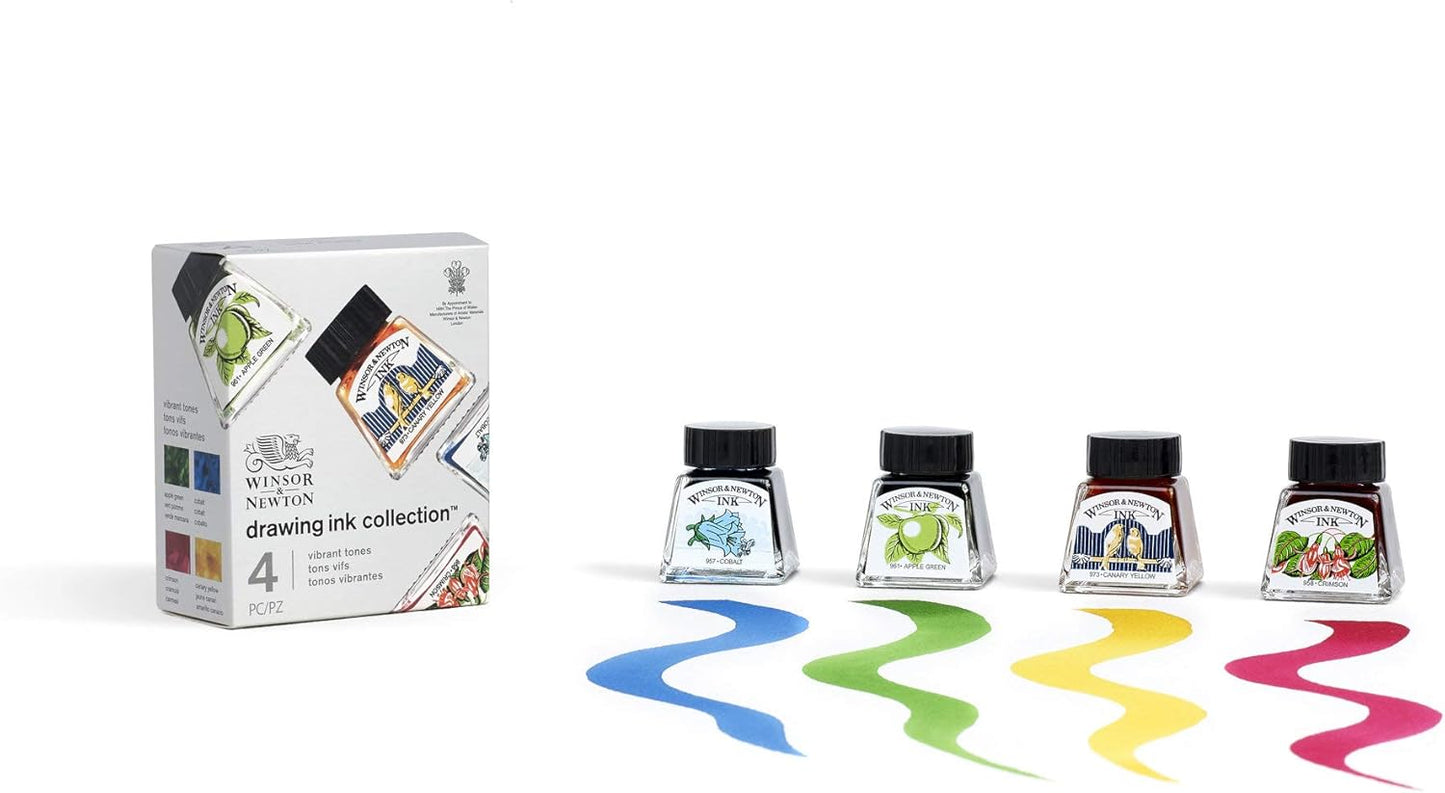 Winsor & Newton Drawing Ink, 14ml Bottle, White