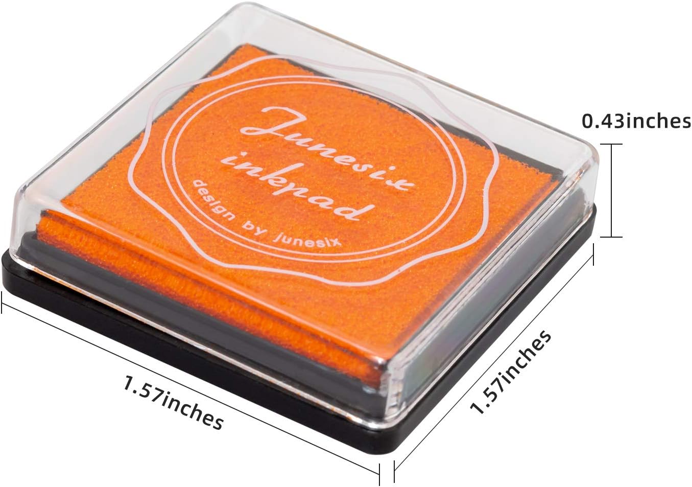 Ink Pad, 20 Colors Washable Finger Craft Ink Pad for Kids Stamping, 1.57X1.57''