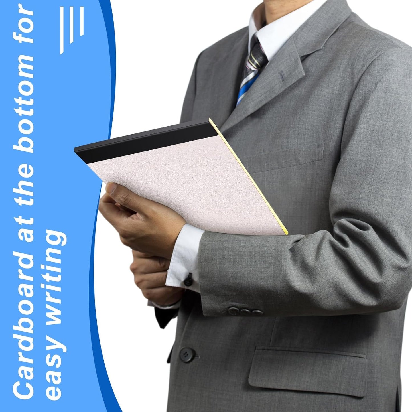 Gueevin 100 Pcs Legal Pads 5x8 Inch Note Pads Lined Small Notepads Bulk Wide Ruled Writing Paper 5 x 8 Mini Notebook for School, College, Office, Classroom Supplies, 40 Sheets (Yellow)