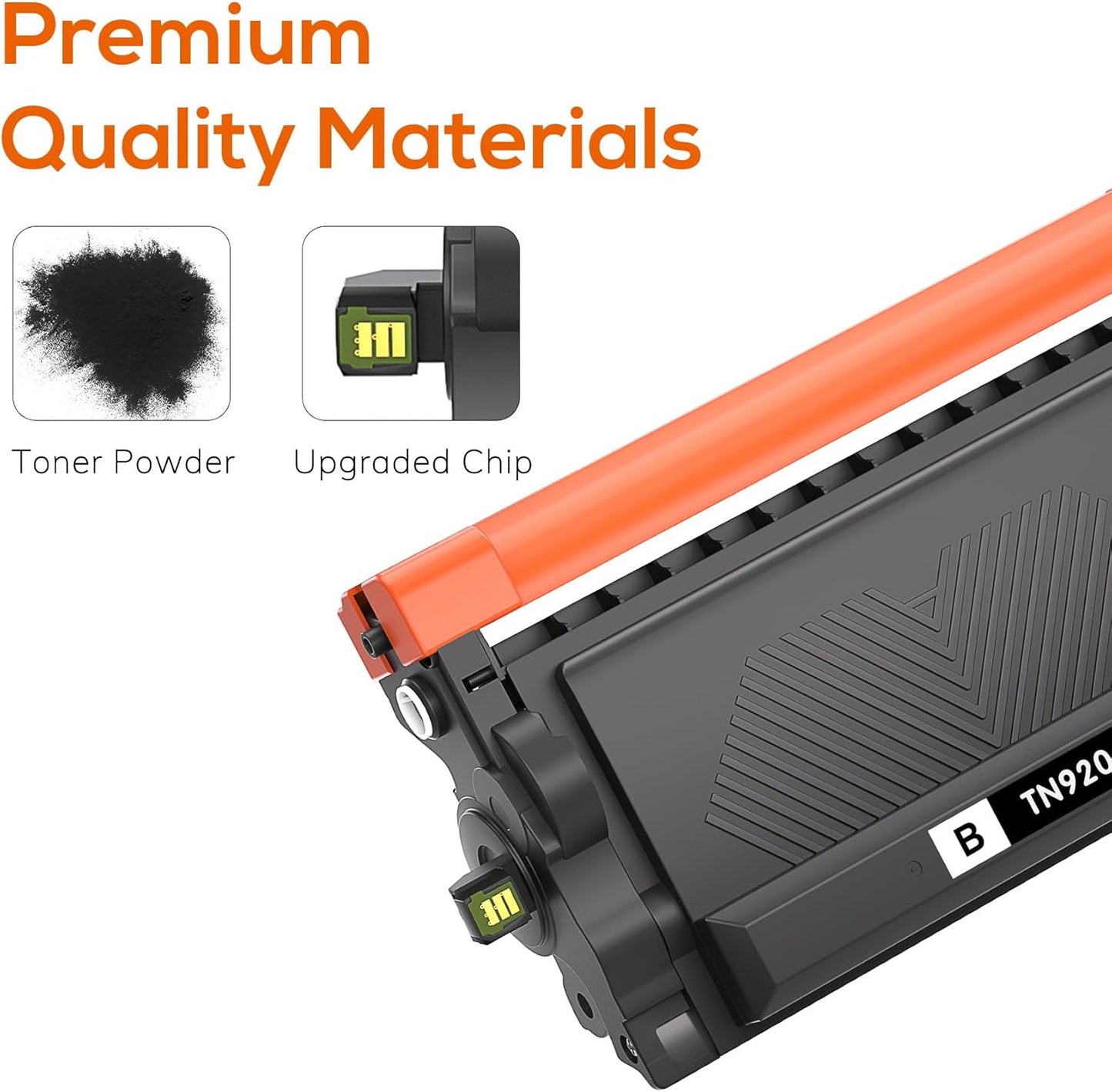 TN920XL TN920 Toner Compatible for Brother TN-920 XL TN920XL Toner with chip Replacement for HL-L6210DW HL-L6210DWT HL-L5210DN HL-L5210DW HL-L5210DWT HL-L6310DW MFC-L6810DW(2 Black)