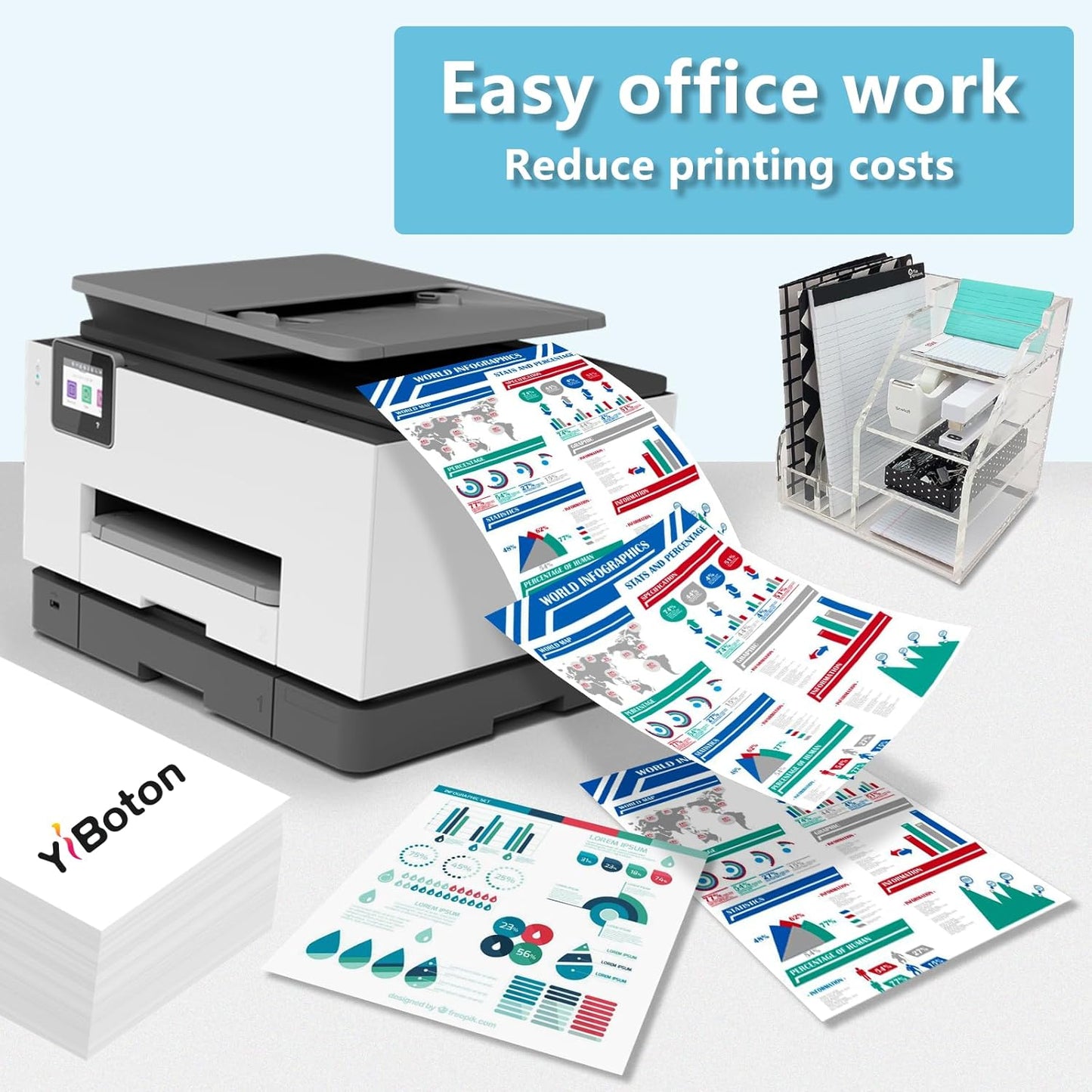 High Yield MPC8002 MPC6502 Toner Cartridge Black Cyan Magenta Yellow 842083 8422084 842085 842086 Toner Replacement for Ricoh Savin Lanier MP C6502 MP C8002 Printer