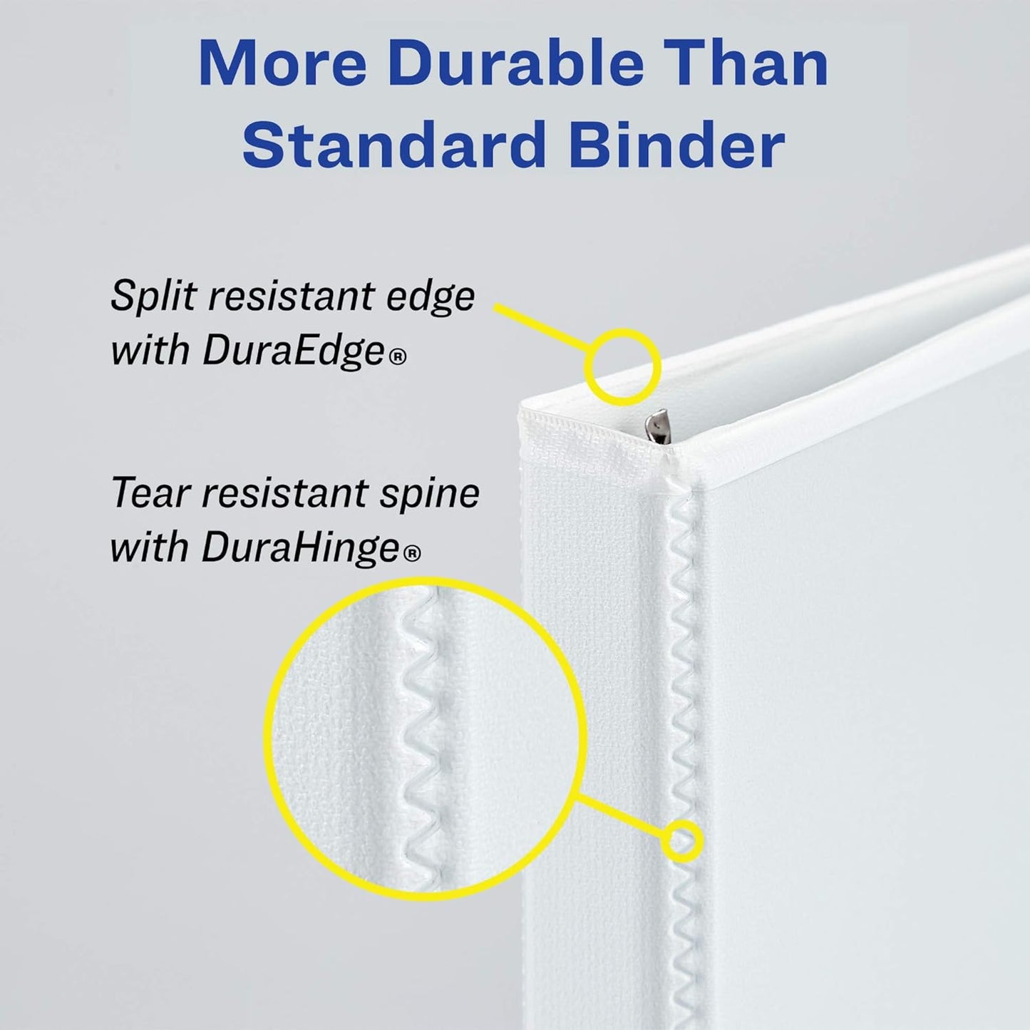 Avery Heavy-Duty View 3 Ring Binder with 3 Inch Rings, 10 Tab Customizable Table of Contents Binder Dividers, Office Supplies Set (01678)