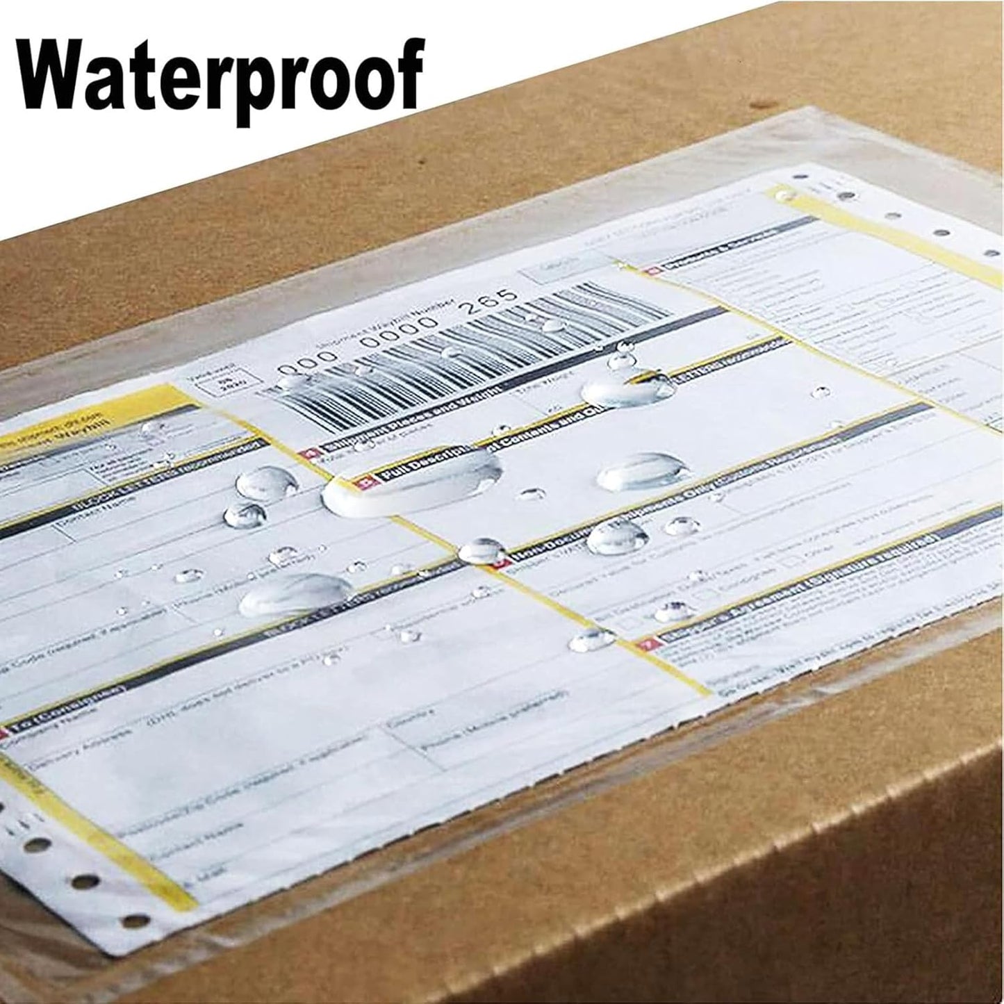 4.5x5.5 Packing List Mailing Envelopes Shipping Envelopes Packing List Clear Adhesive Shipping Label Sleeves Shipping Supplies for Small Businesses(500 Pcs)