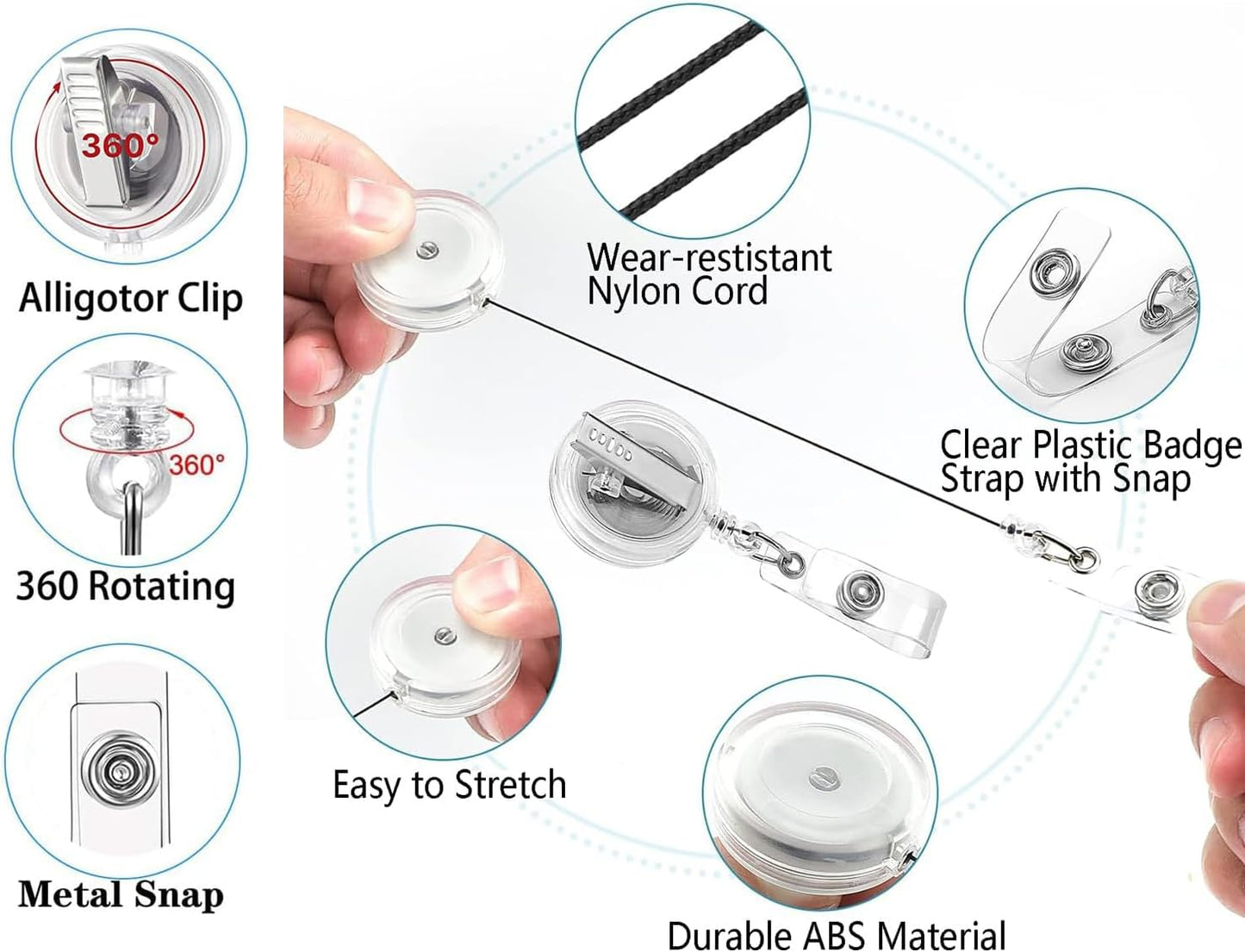 2Pcs Funny Angry Goose Badge Reel for ID Card Retractable Doctor Teacher Badge Holder Clip Silly Goose Pediatric Nurse Badge Reel, Nursing Student Badge Clip, RN LPN CNA MA Medical Worker Accessories