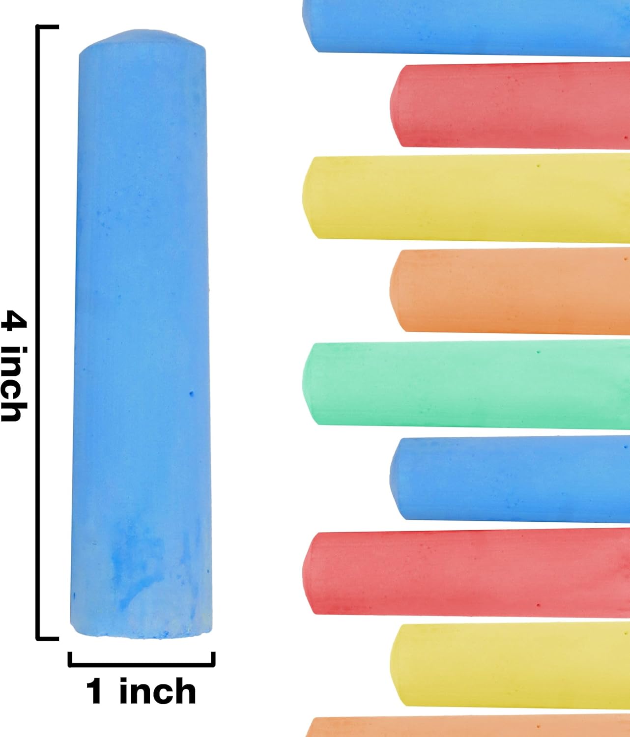 Kid Made Modern 60 count Variety Pack of Sidewalk Chalk 3 packs of 20 count Sidewalk Chalk