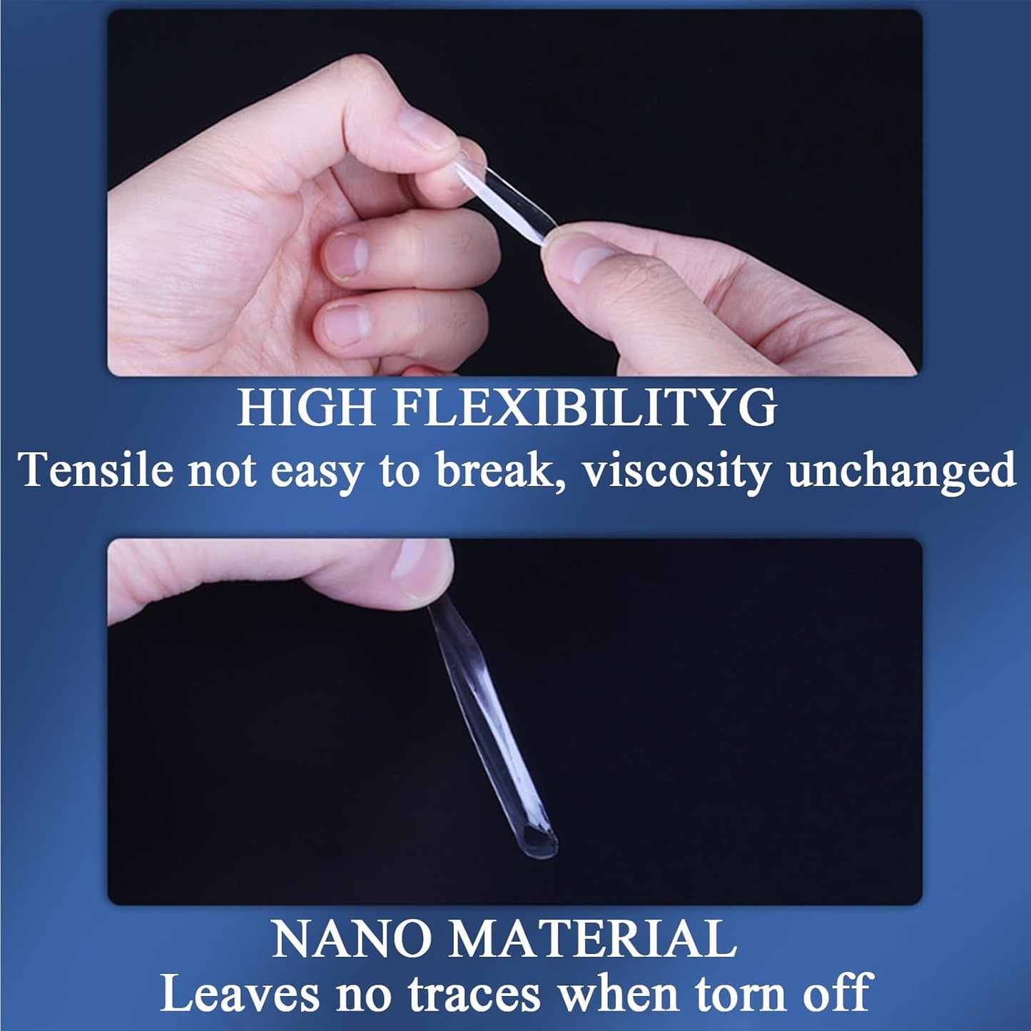 Adhesive Stick dots Two-Sided Sided Mounting Putty Stick Tack for Wall Hanging Crafts Balloons Festival Party Decorations,Clean Removable(1.8"*1.8"-500)