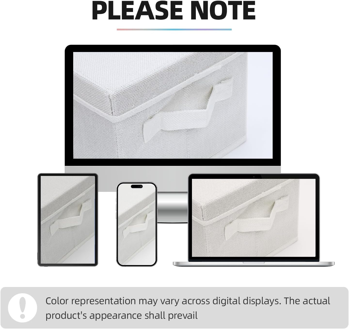 Greeting Card Storage Box, Linen Storage Box with 32 Adjustable Dividers, 168 Labels, 2 Marker Pen, Perfect for Organizing Greeting Cards, Envelopes, Photos 2 Pack Ivory