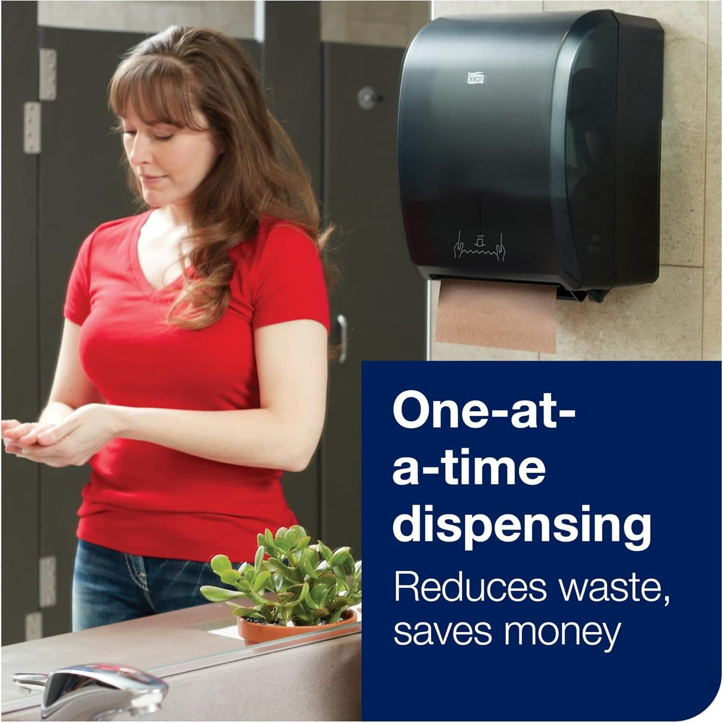 Tork Hand Towel Roll, Natural, Universal, H80, Extra Large, 100% Recycled, 1-Ply, 6 Rolls x 1000 ft, 8031000