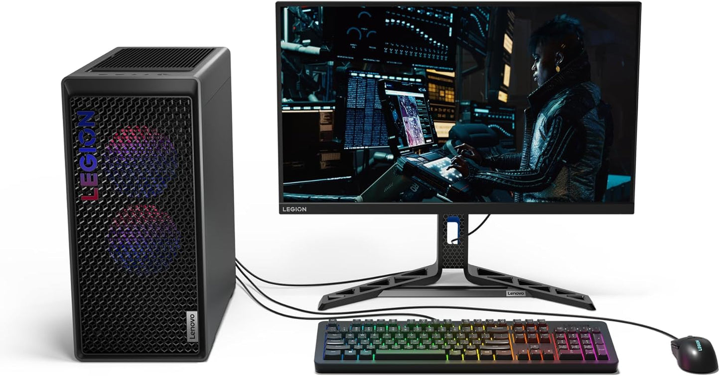 Lenovo Legion K310 RGB Wired Gaming Keyboard - Ultra-Fast Reaction Time with Tactile Keys, Quiet Key Membrane Switches, Silent Operation, RGB Illumination - Water Resistant & Compact Design