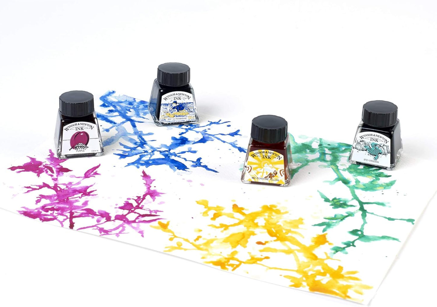 Winsor & Newton Drawing Ink, 14ml Bottle, Vermilion