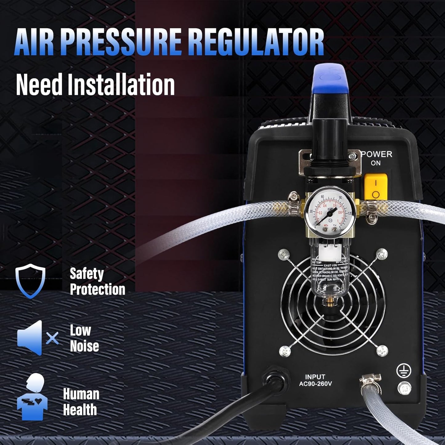 Plasma Cutter, CUT50 55Amp 110V/220V Dual Voltage IGBT Cutting Machine