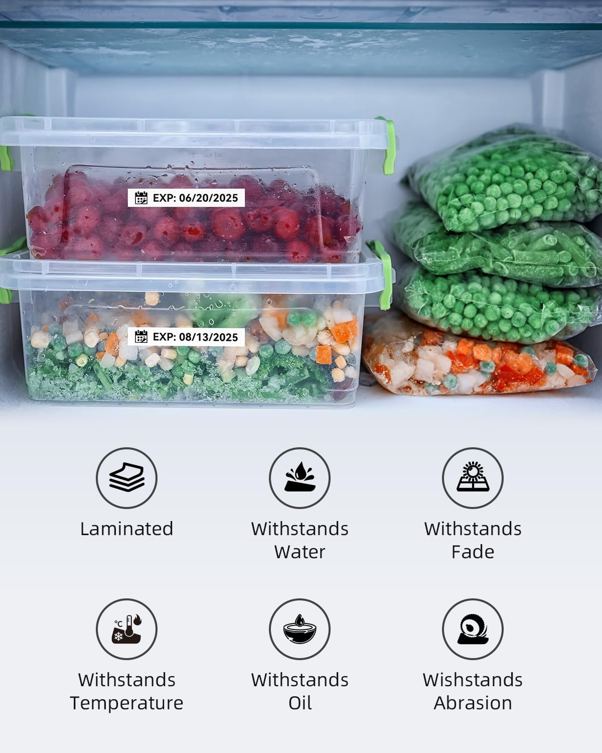 Replacement for Brother Ptouch Label Tape TZe-231 12mm 0.47" Laminated White Tape TZe231 Compatible with P Touch Label Maker Refills PT-D210 D220 1880 1890, 1/2 Inch TZ Black on White, 5-Pack