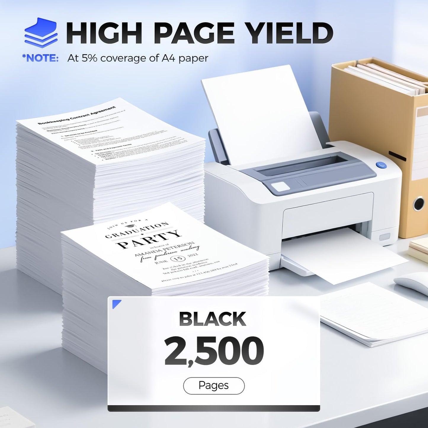 51B1000 Toner Cartridge with chip Black 1-Pack Replacement for Lexmark 51B1000 51B1H00 Toner Compatible with Lexmark MS317DN MS417DN MS517DN MS617DN MX317DN MX417DE MX517DE MX617DE Laser Printer Ink