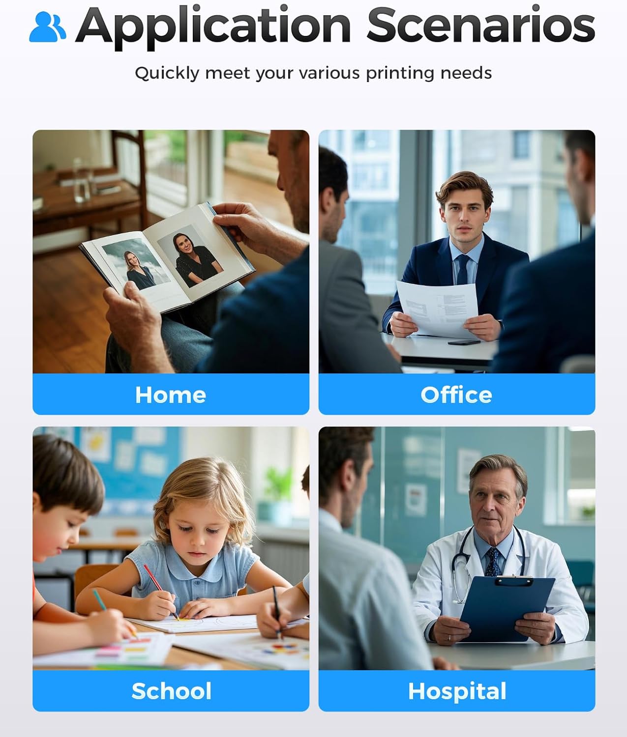 204A Toner Cartridge 4-Pack High Yield Replacement for HP 204A 204X CF510A CF511A CF512A CF513A Compatible for HP Color Laserjet Pro MFP M180fw M181fw M180n M180nw M154a M154nw Printer Ink Black Copy