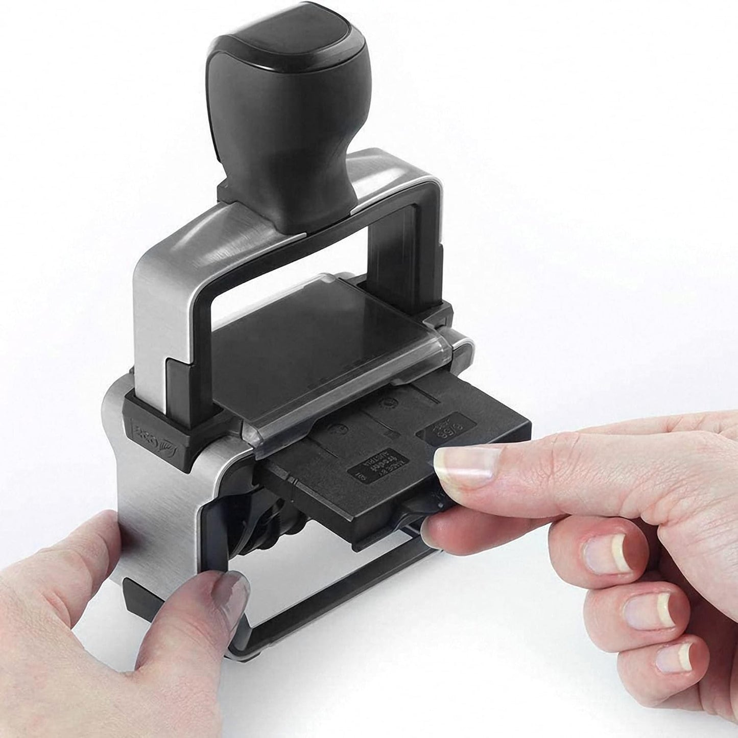 Rubber Stamp Creation Heavy Duty Numberer, 8 Digit Self-Inking Numbering Stamp 5mm Character Height Black