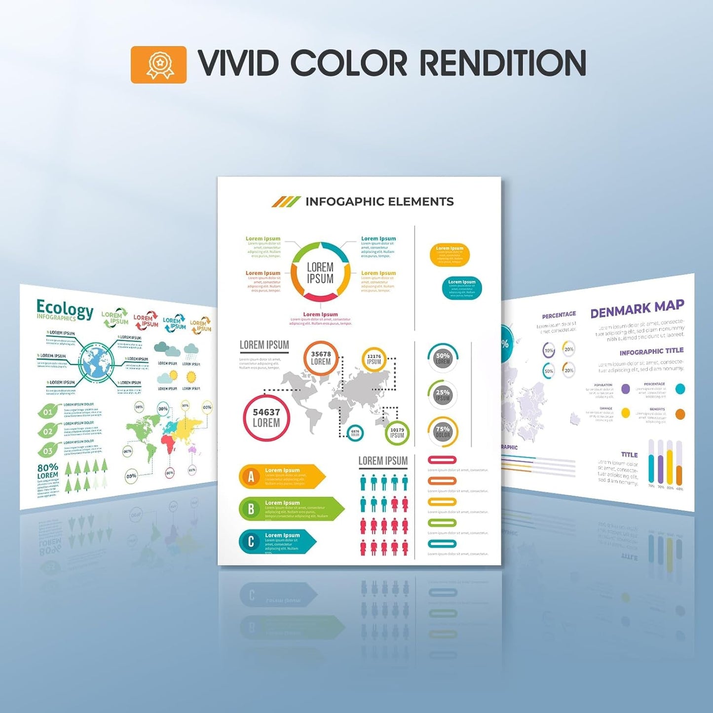 Phaser 6510 Toner Cartridge Compatible for Xerox Phaser 6510 for 6515 6510DNI 6510DN 6510N 6510DNM WorkCentre 6515DNI 6515DN 6515DNM 6515N Printer Extra High Capacity 4 Color Set