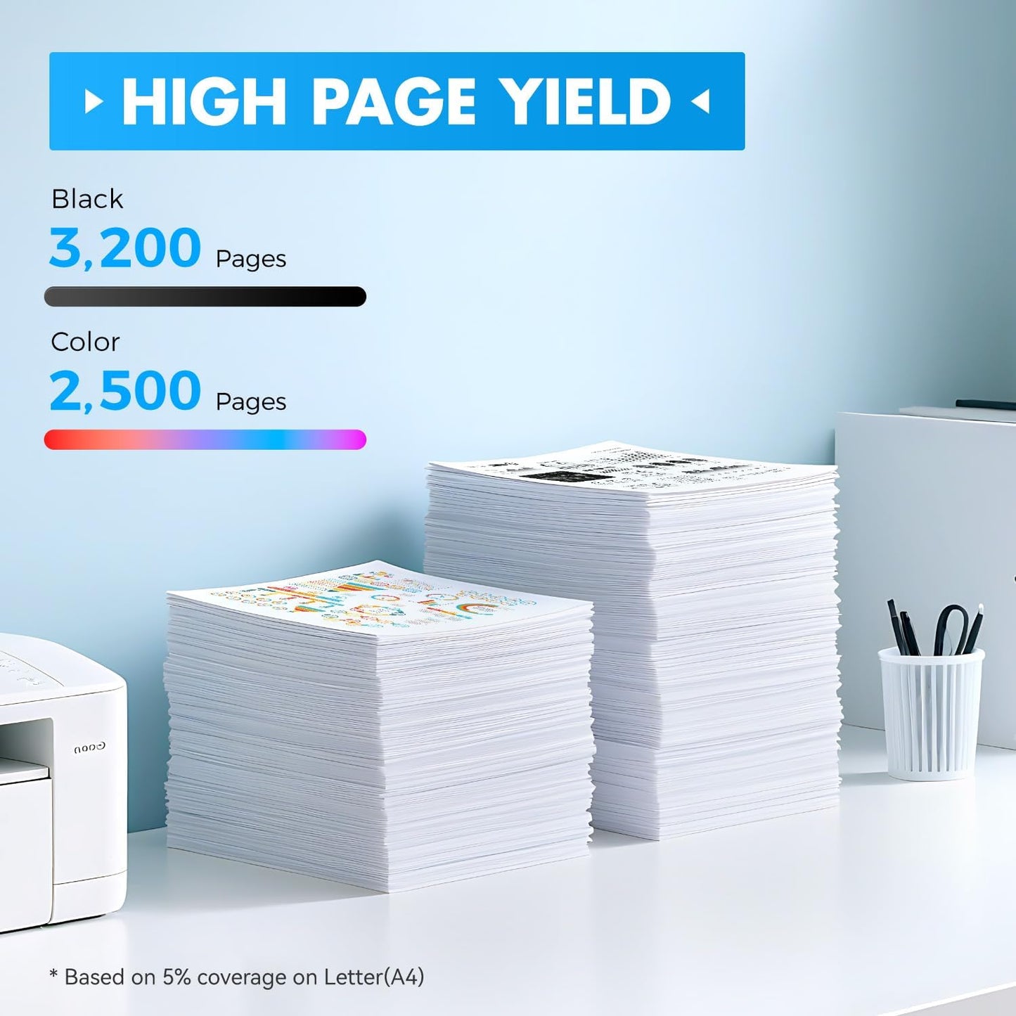 218X Toner Cartridges Set with chip 4-Pack 3301fdw Replacement for HP 218X W2180X W2181X W2182X W2183X 218A W2180A Black Compatible with HP Color Laserjet Pro MFP 3301cdw 3301sdw 3201dw Printers Ink