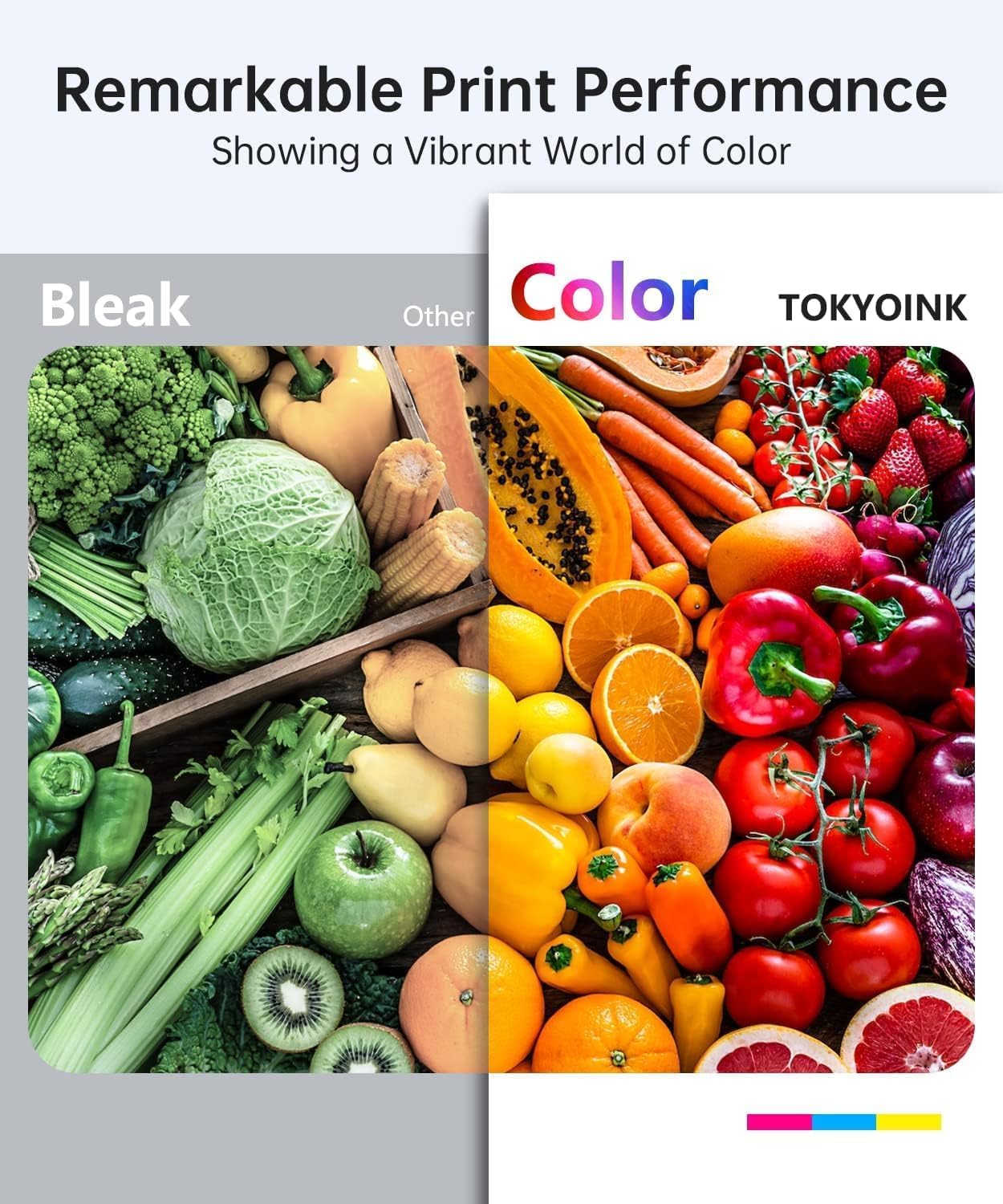 TOKYOINK 702XL Ink Cartridges Combo Pack Remanufactured Replacement for 702 Ink Cartridge 702 XL T702XL for Pro WF-3720 WF-3730 WF-3733 Printer Ink (Black, Cyan, Magenta, Yellow 4 Pack)