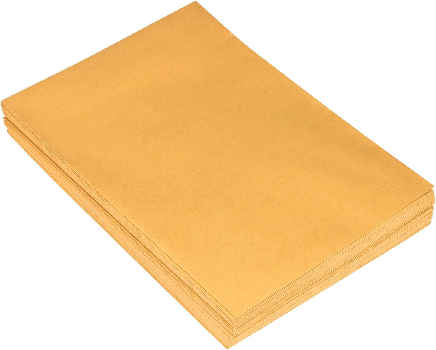 JAM PAPER 7 1/2 x 10 1/2 Open End Catalog Envelopes with Peel and Seal Closure - Brown Kraft Manila - Bulk 250/Box