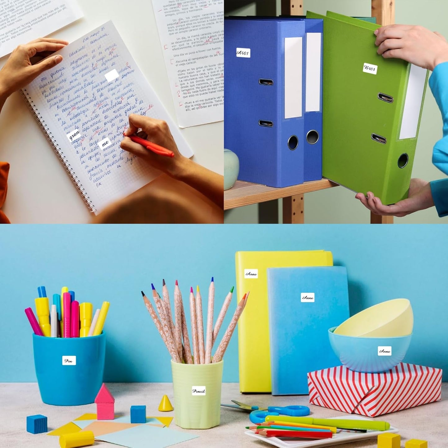 3040 Pcs Matte Small White Labels Stickers Blank Labels Removable Price Tags Labels Stickers for Jars Boxes File Folders Envelopes School Office Kitchen (13 X 9 mm)