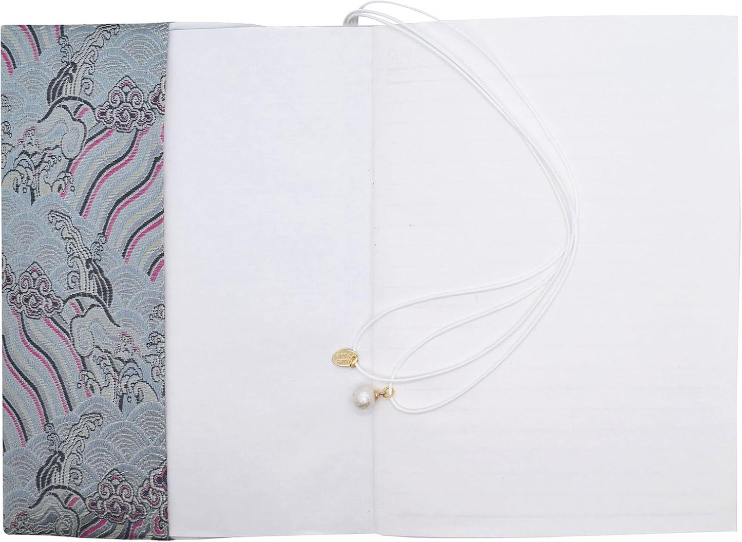 BLBMH A5 Book Covers with Bookmarks Adjustable Fabric Paperbacks Book Cover for Privacy Hardcover Softcover Novels Notebook Protector Fit for 5.5x8.3 inch - Chinese Grey