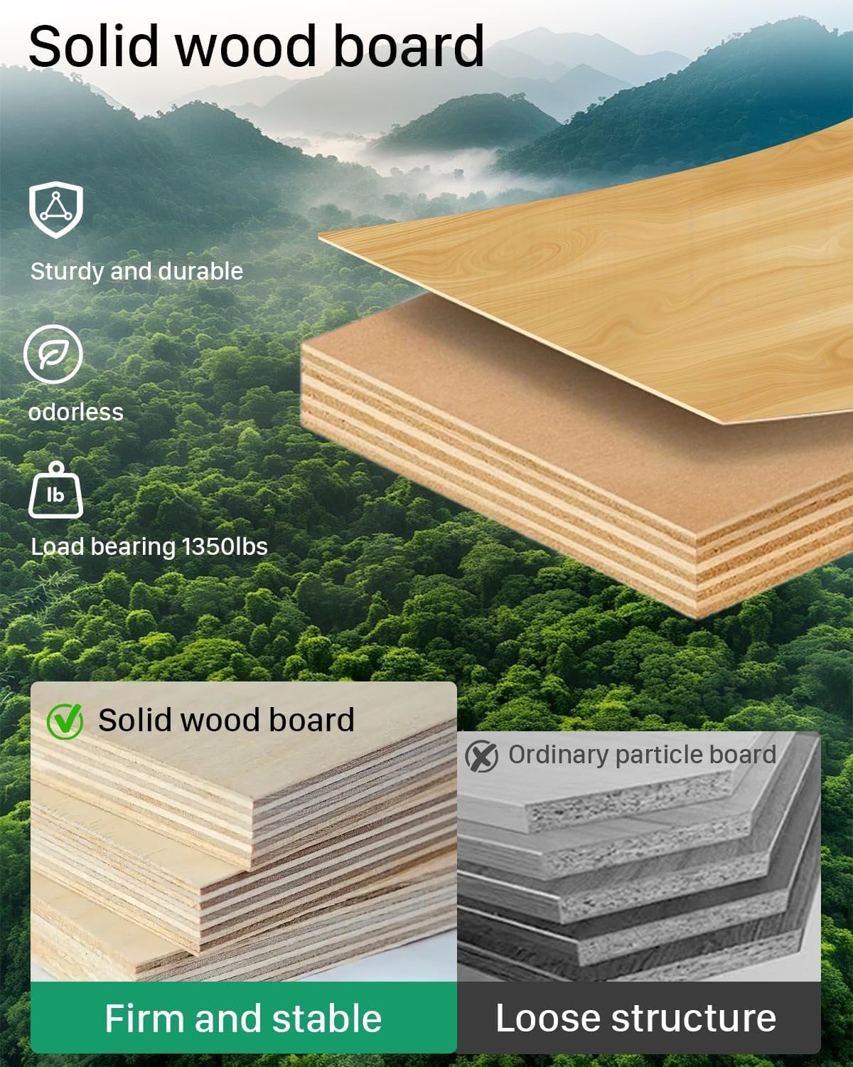 L Shaped Reception Desk, Solid Wood Front Desk with Counter & Lockable Drawers, Retail Checkout Customer 2 Person Secretary Desks for Home Office Lobby Store (63in,Right)