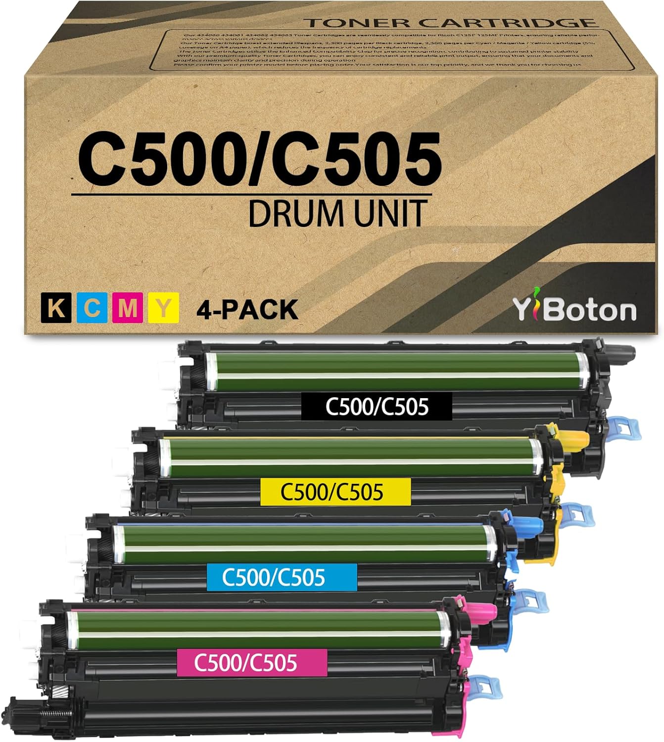 VersaLink C500 C505 Drum Cartridge Replacement for Xerox 108R01484 108R01481 108R01482 108R01483 Drum Unit Compatible for Xerox VersaLink C500N C500DT C500DN C505DN C505S C505X C505XL Printer Drum
