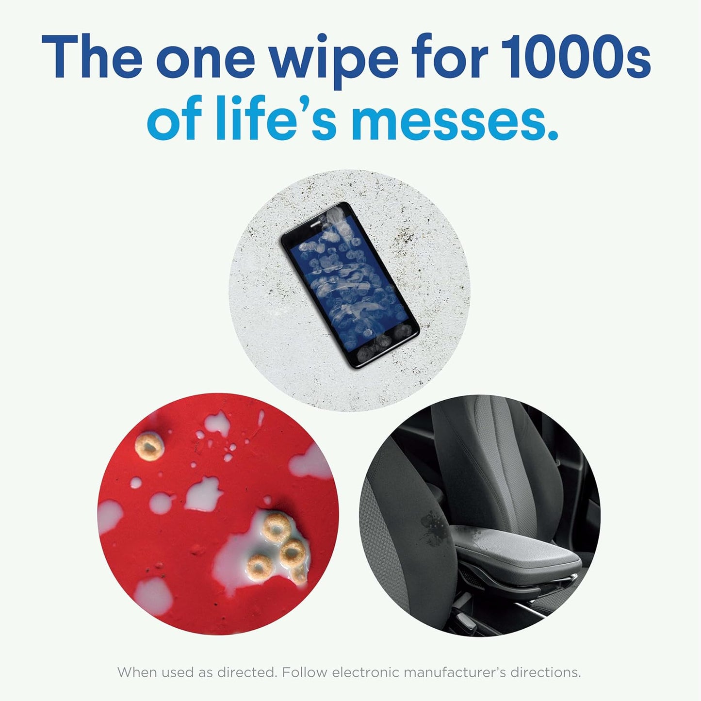 Clorox Disinfecting Wipes Value Pack, Household Essentials, Dorm Room Essentials, 75 Count, Pack of 3 (Package May Vary)