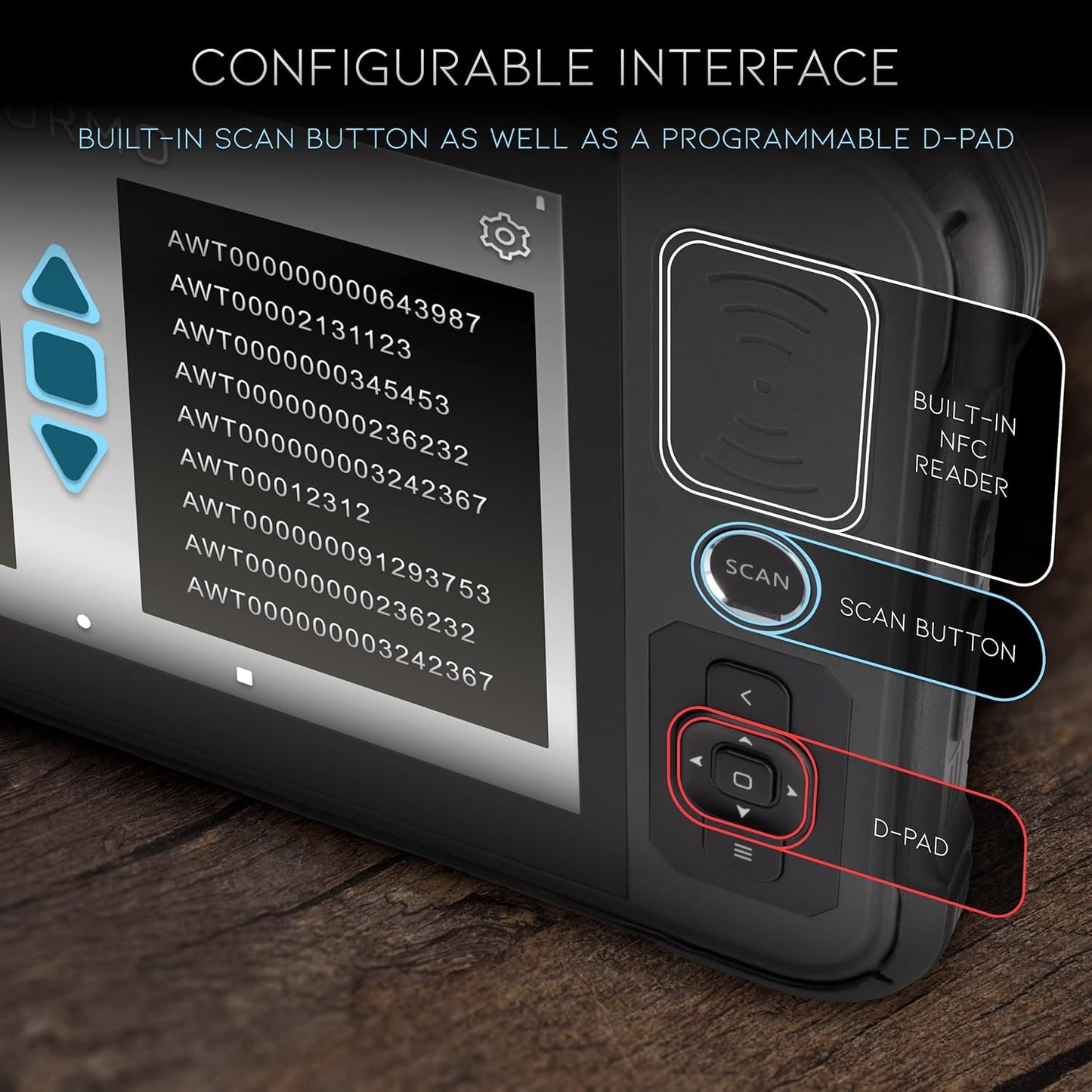 Heavy Duty Android Tablet with Integrated Barcode Scanner, 2D/1D/QR Zebra SE4710 Reader, Android 9, WiFi/GPS/Bluetooth, 8000mAH All-Day Battery (Tablet + Protective Case)
