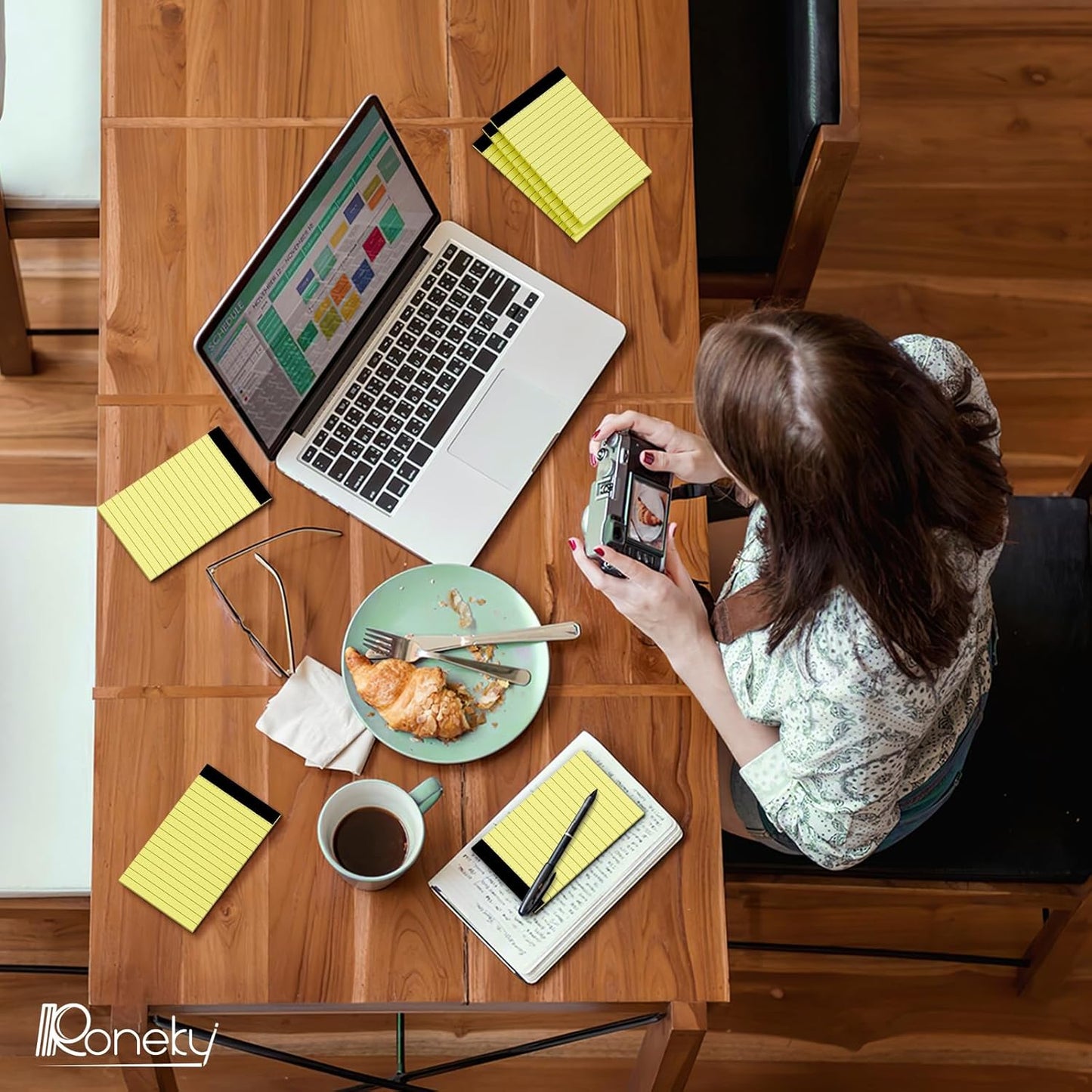 Small Note Pads 3x5 Notepad, 30 Pack 3x5 Yellow Notepads College Ruled Small Scratch Memo Pads, Perforated 3 x 5'' Small Writing Note Pad of Paper, Pocket Size Lined Pads Narrow Ruled Small Notebook