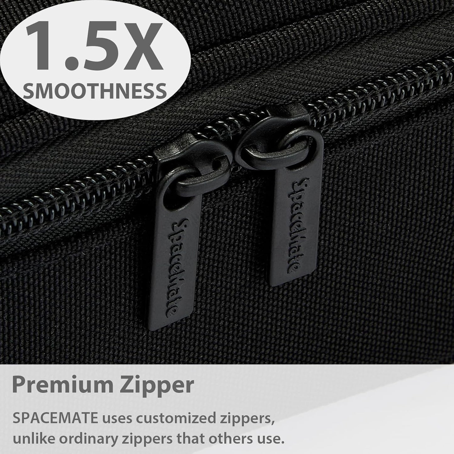 Pencil Case Pouch Box Bag School Supplies Girls Boys Kids, Cute Preppy Stuff Large Big Capacity Aesthetic Pen Organizer, Back to College Stationary, Black, Classic Stlye, 1800ml