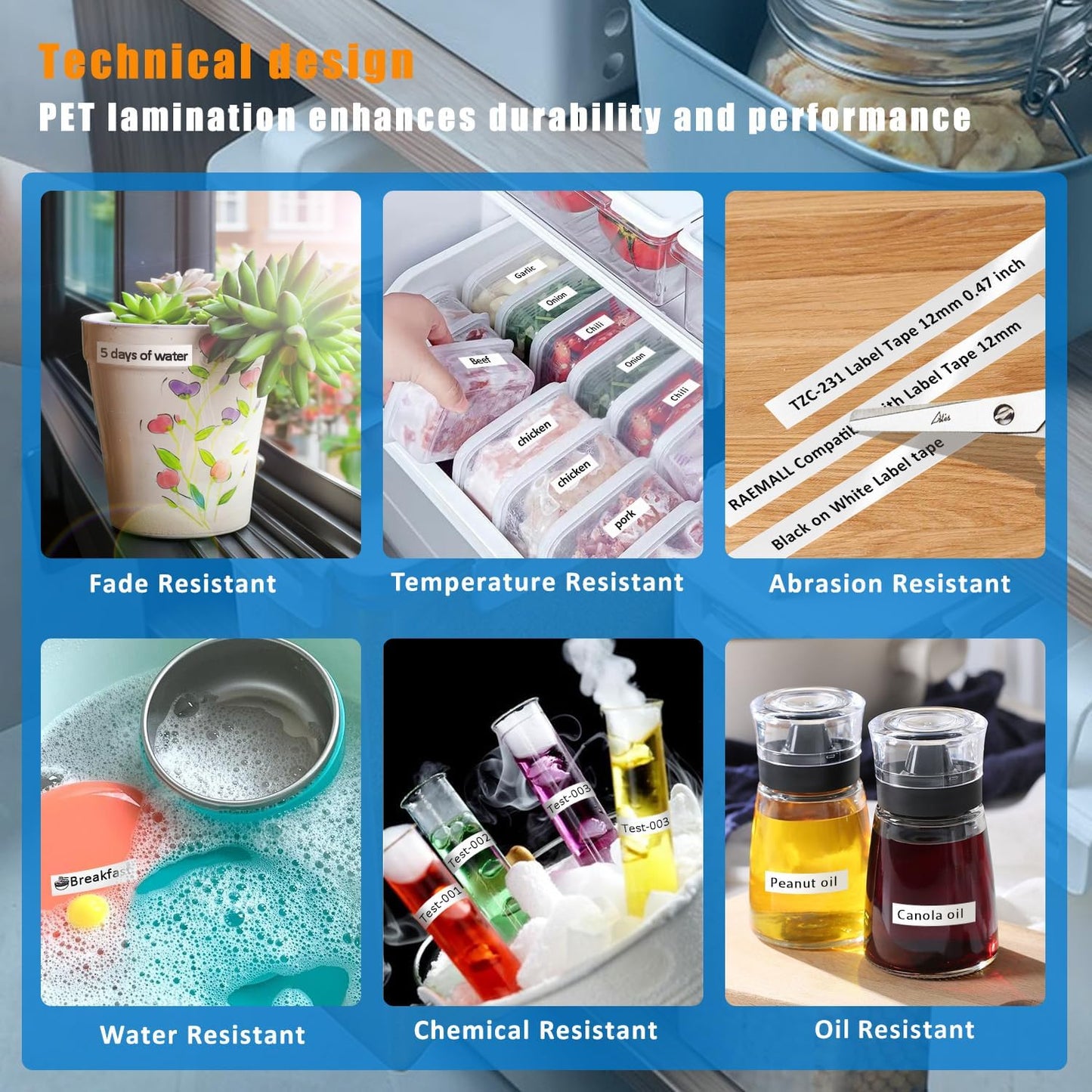 30-Pack Replacement for Brother P-Touch Label Tape TZe-231 TZ-231 TZe TZ Tape Laminated White Label Maker Tape Compatible with Brother Label Maker PT-D200 PT-D210 PTH100 PT-D400, 1/2" x 26.2'