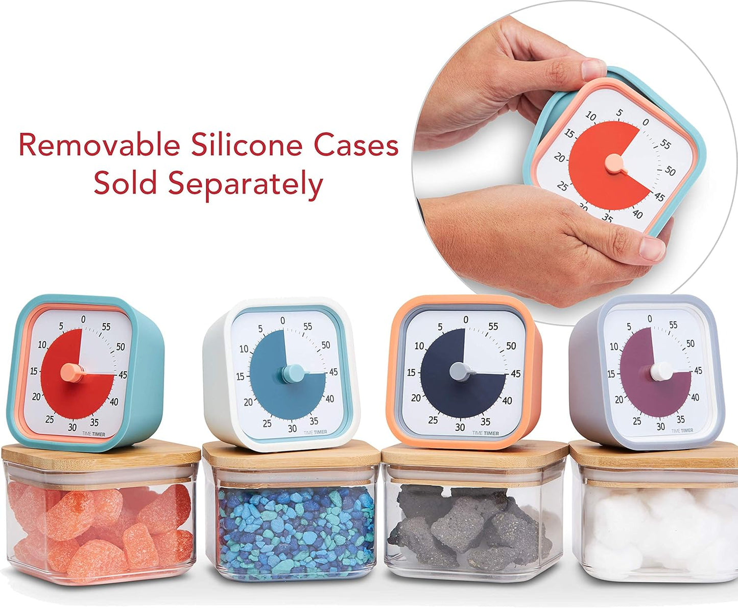 TIME TIMER Home MOD - 60 Minute Kids Visual Timer Home Edition - For Homeschool Supplies Study Tool, Timer for Kids Desk, Office Desk and Meetings with Silent Operation (Dreamsicle Orange)