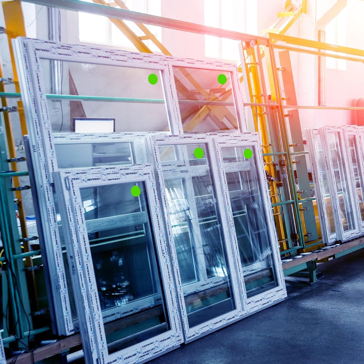 ChromaLabel 3 Inch Round Label Permanent Color Code Dot Stickers, 500 Labels per Roll, Green